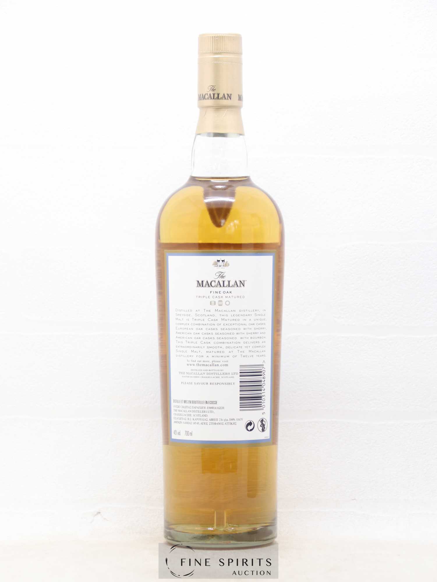 Macallan (The) 12 years Of. Fine Oak Triple Cask Matured - Lot de 1 bouteille - 2