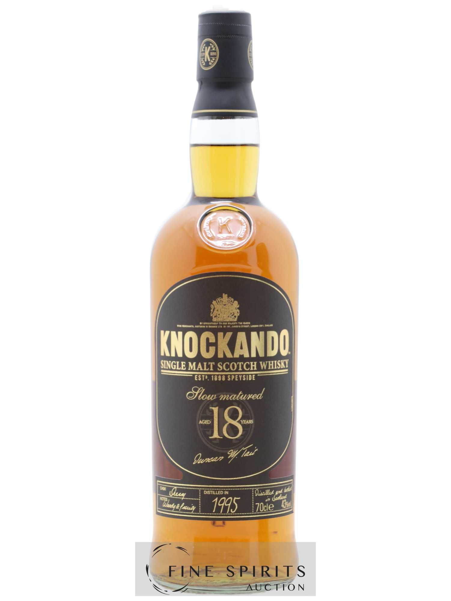 Knockando 18 years 1995 Of. Slow Matured - Lot of 1 bottle - 1