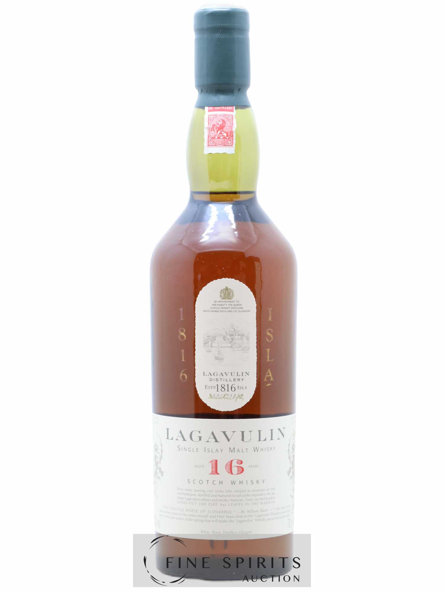 Lagavulin 16 years Of. (70cl.) - Lot de 1 bouteille - 1