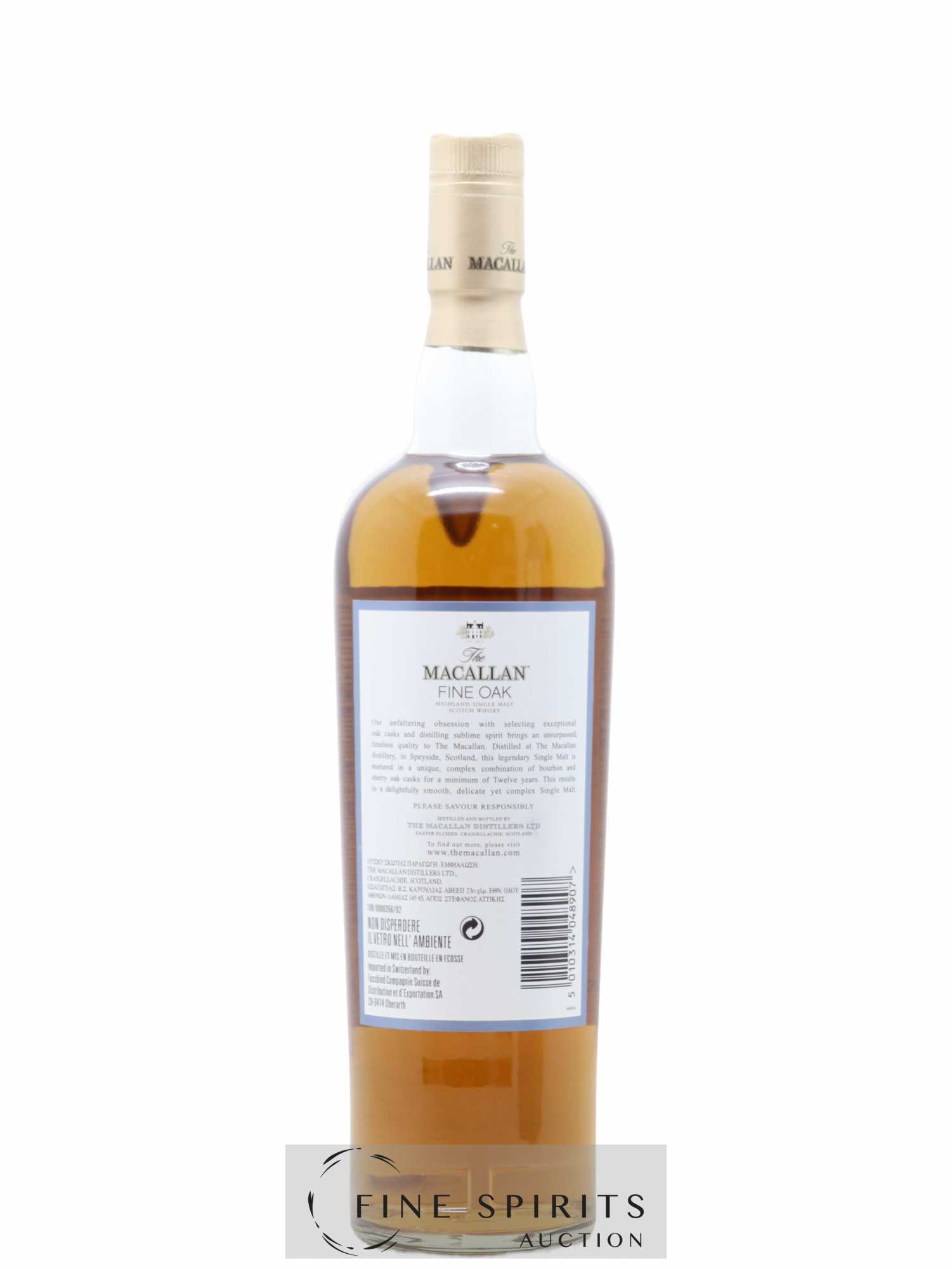Macallan (The) 12 years Of. Fine Oak Bourbon & Sherry Oak Casks - Lot de 1 bouteille - 2