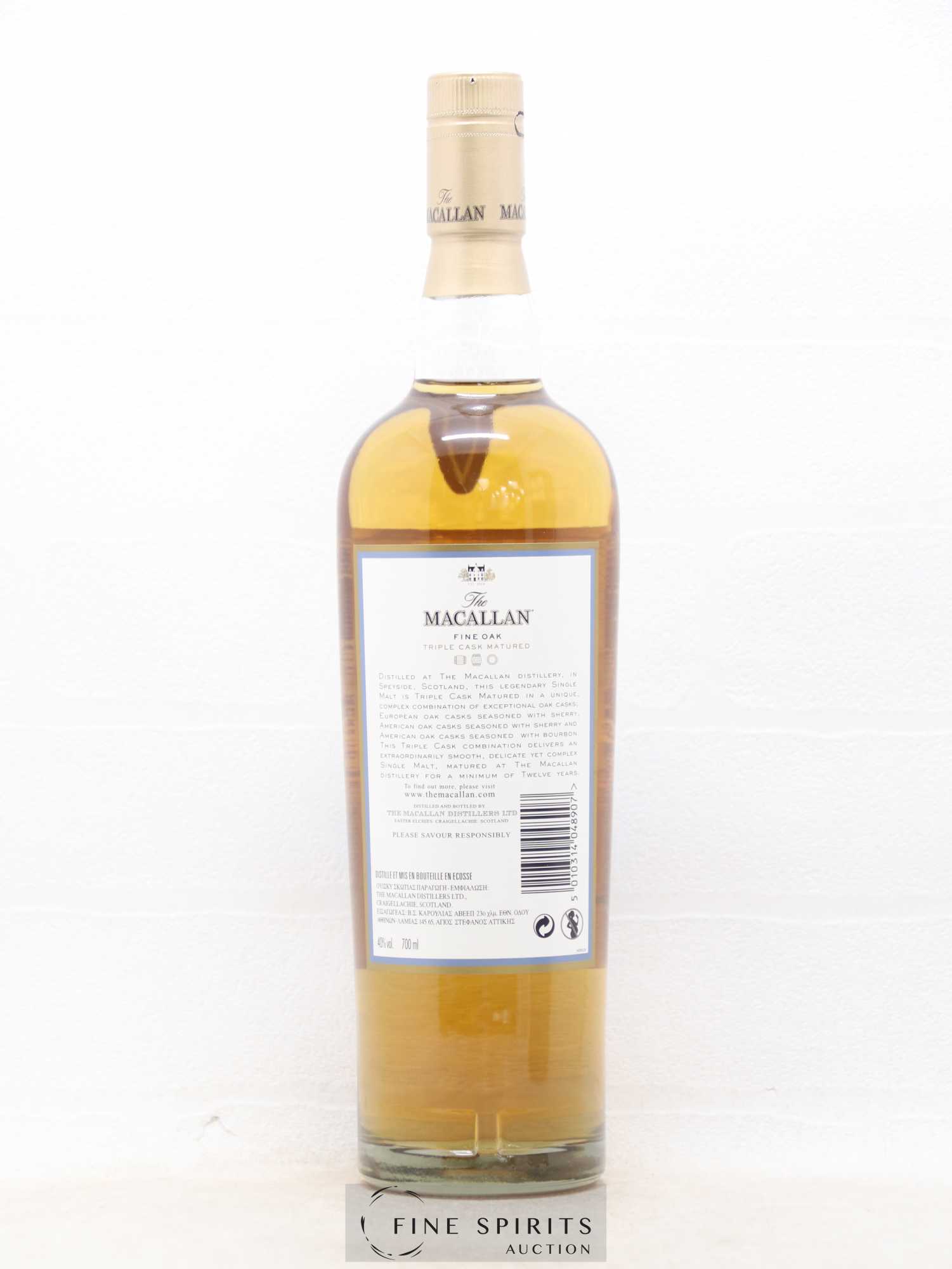 Macallan (The) 12 years Of. Fine Oak Triple Cask Matured - Lot de 1 bouteille - 2