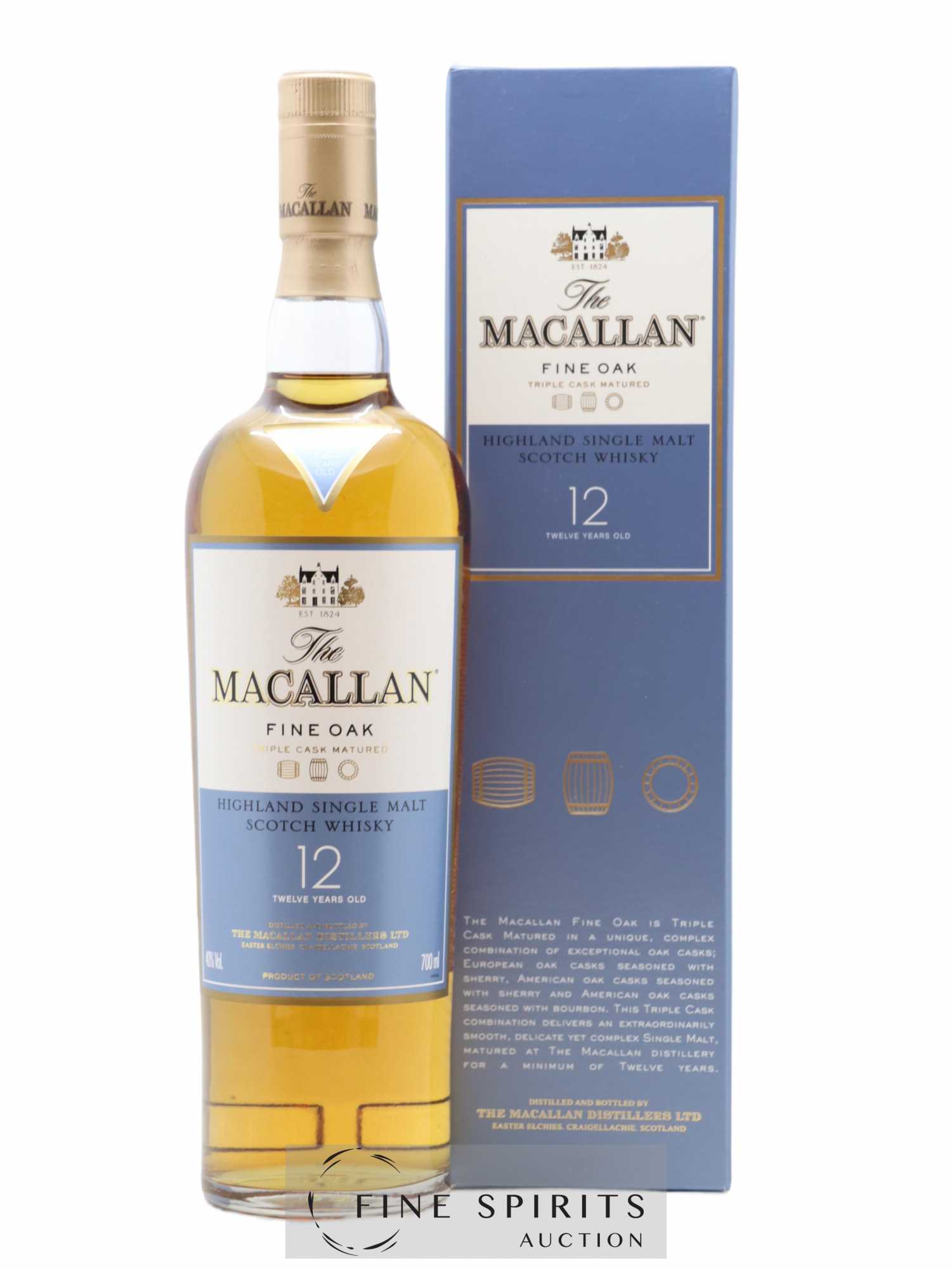 Macallan (The) 12 years Of. Fine Oak Triple Cask Matured - Lot de 1 bouteille - 0