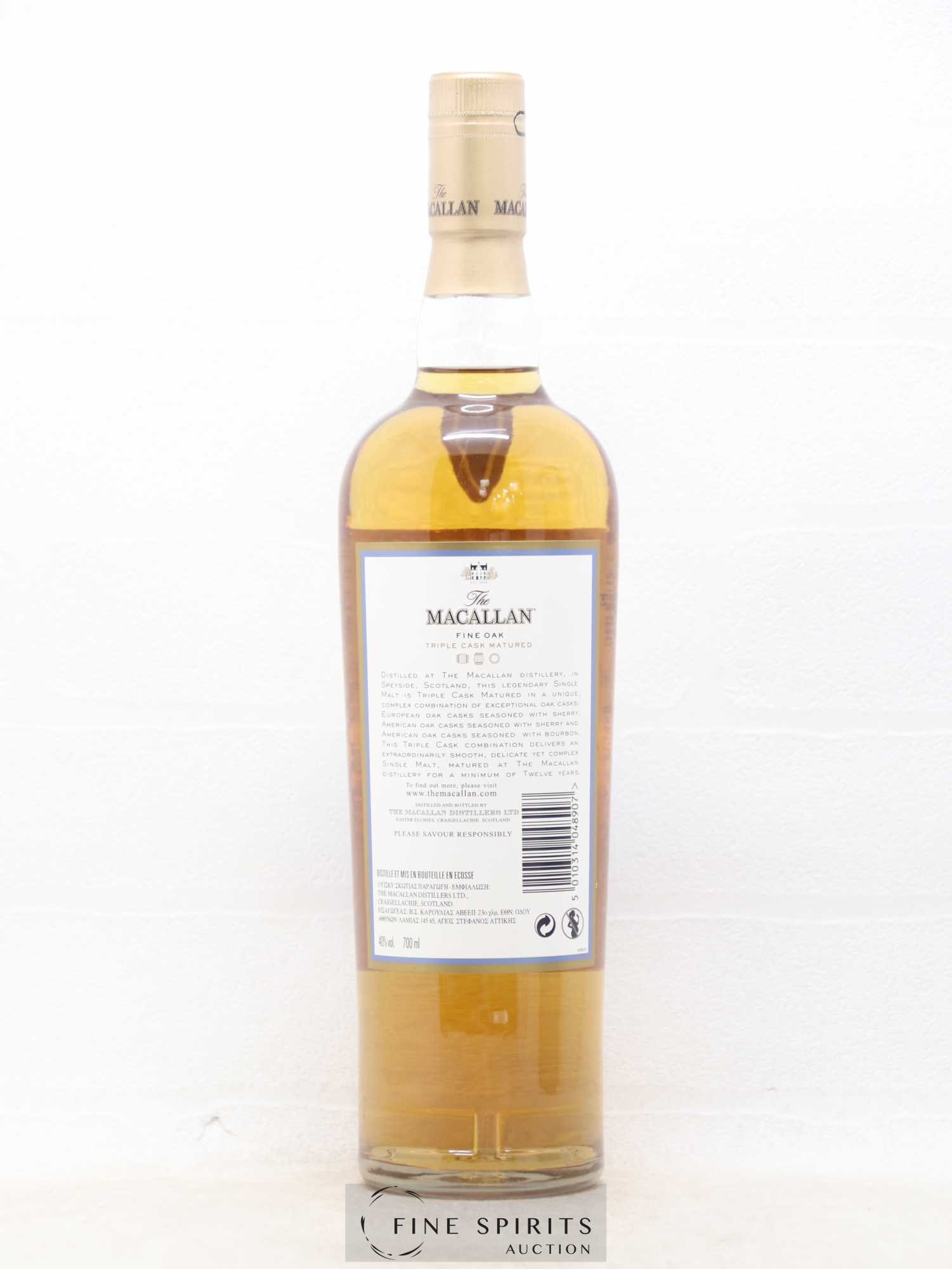 Macallan (The) 12 years Of. Fine Oak Triple Cask Matured - Lot de 1 bouteille - 2
