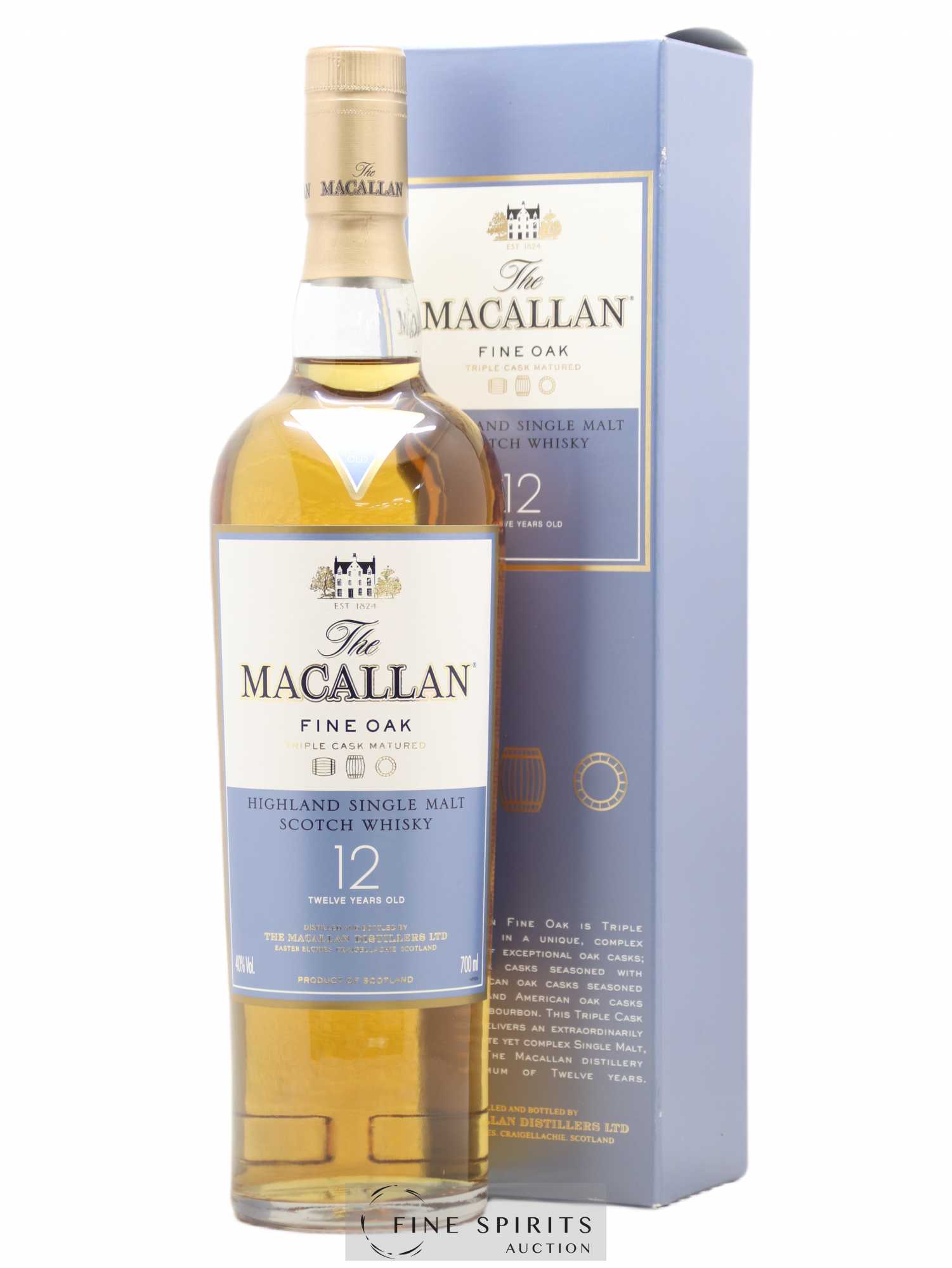Macallan (The) 12 years Of. Fine Oak Triple Cask Matured - Lot de 1 bouteille - 0