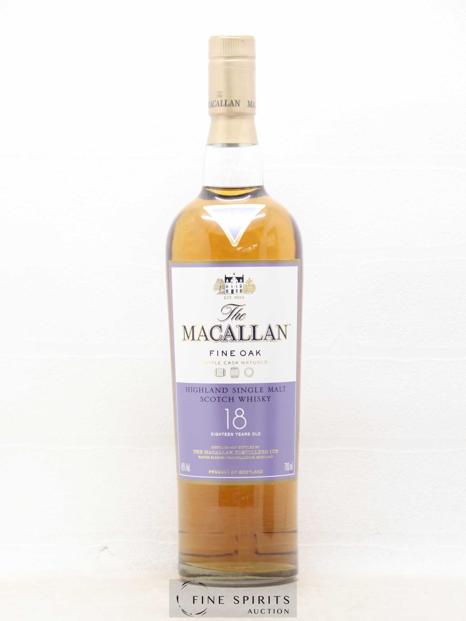 Macallan (The) 18 years Of. Fine Oak Triple Cask Matured - Lot de 1 bouteille - 1