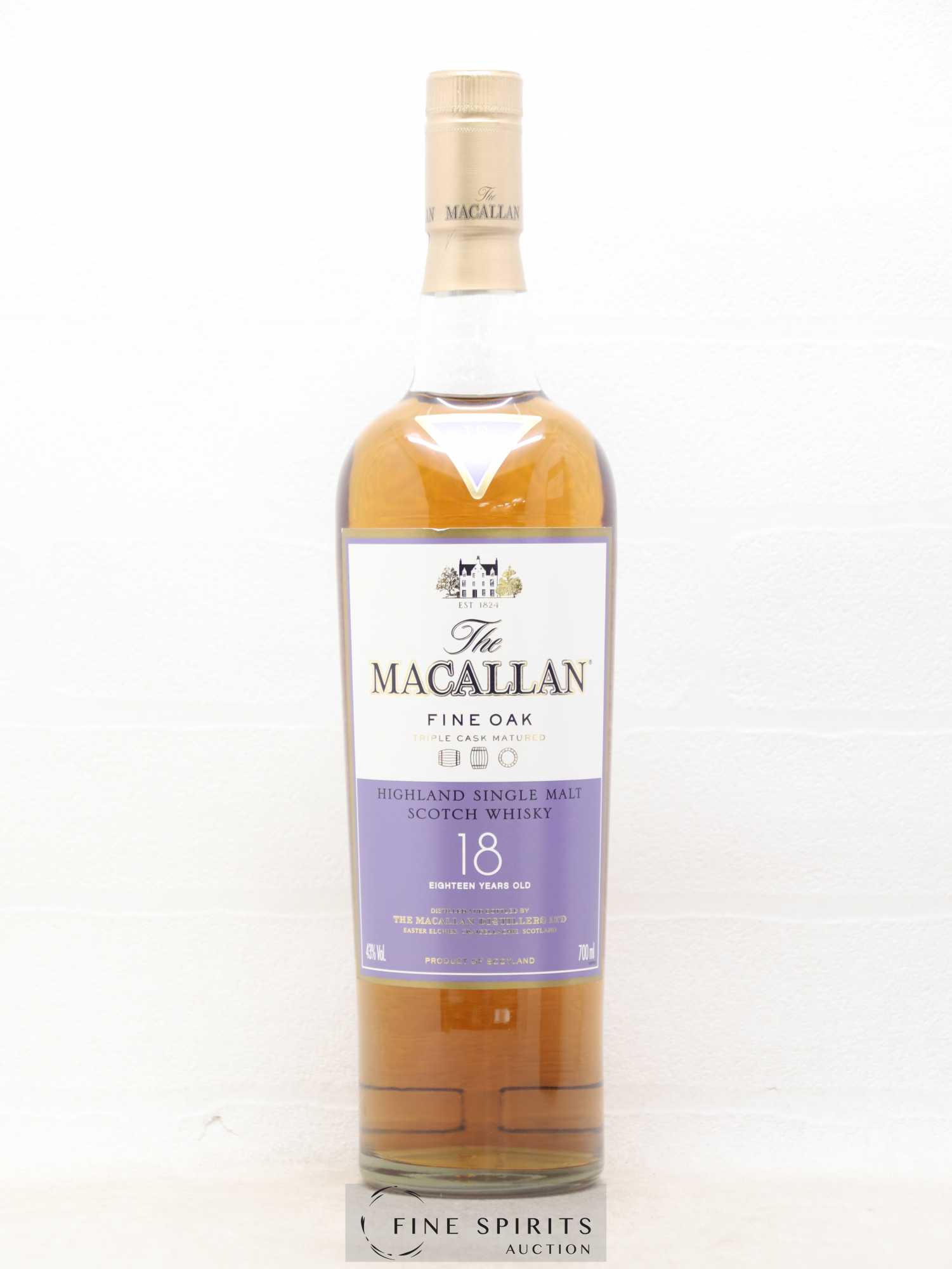 Macallan (The) 18 years Of. Fine Oak Triple Cask Matured - Lot de 1 bouteille - 1