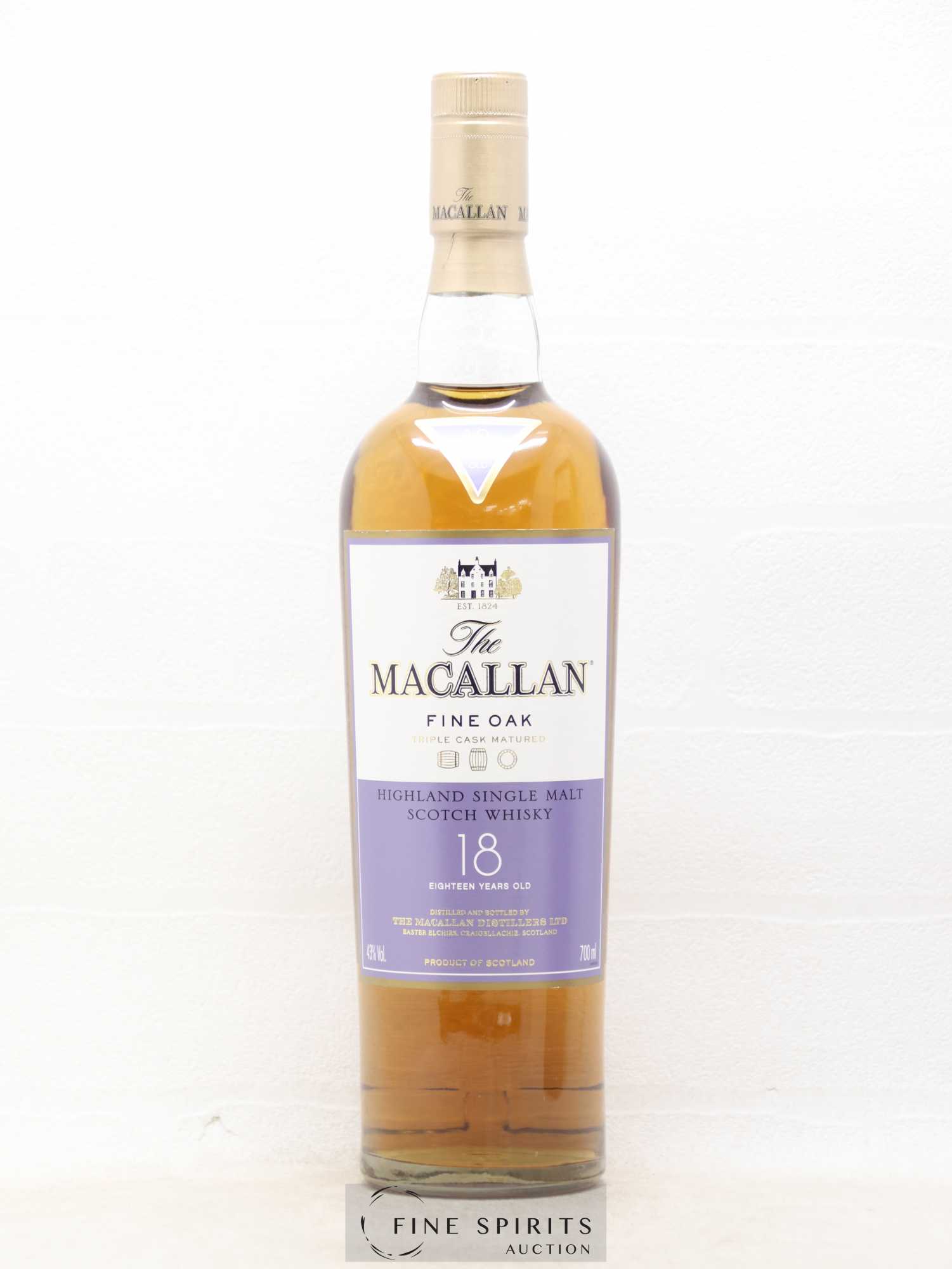 Macallan (The) 18 years Of. Fine Oak Triple Cask Matured - Lot de 1 bouteille - 1
