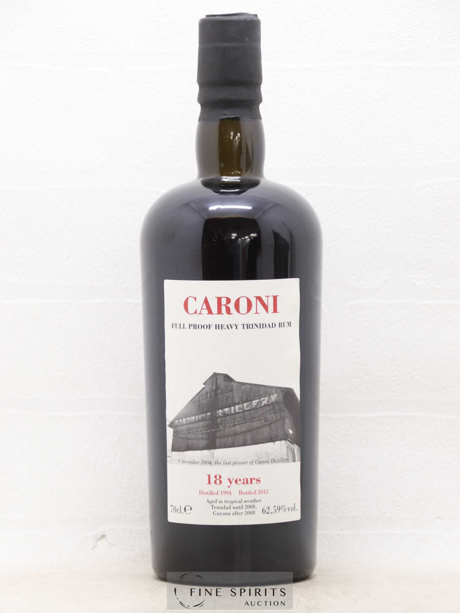 Caroni 18 years 1994 Velier Stock of 10 Barrels One of 2633 - bottled 2012 - Lot de 1 bouteille - 1