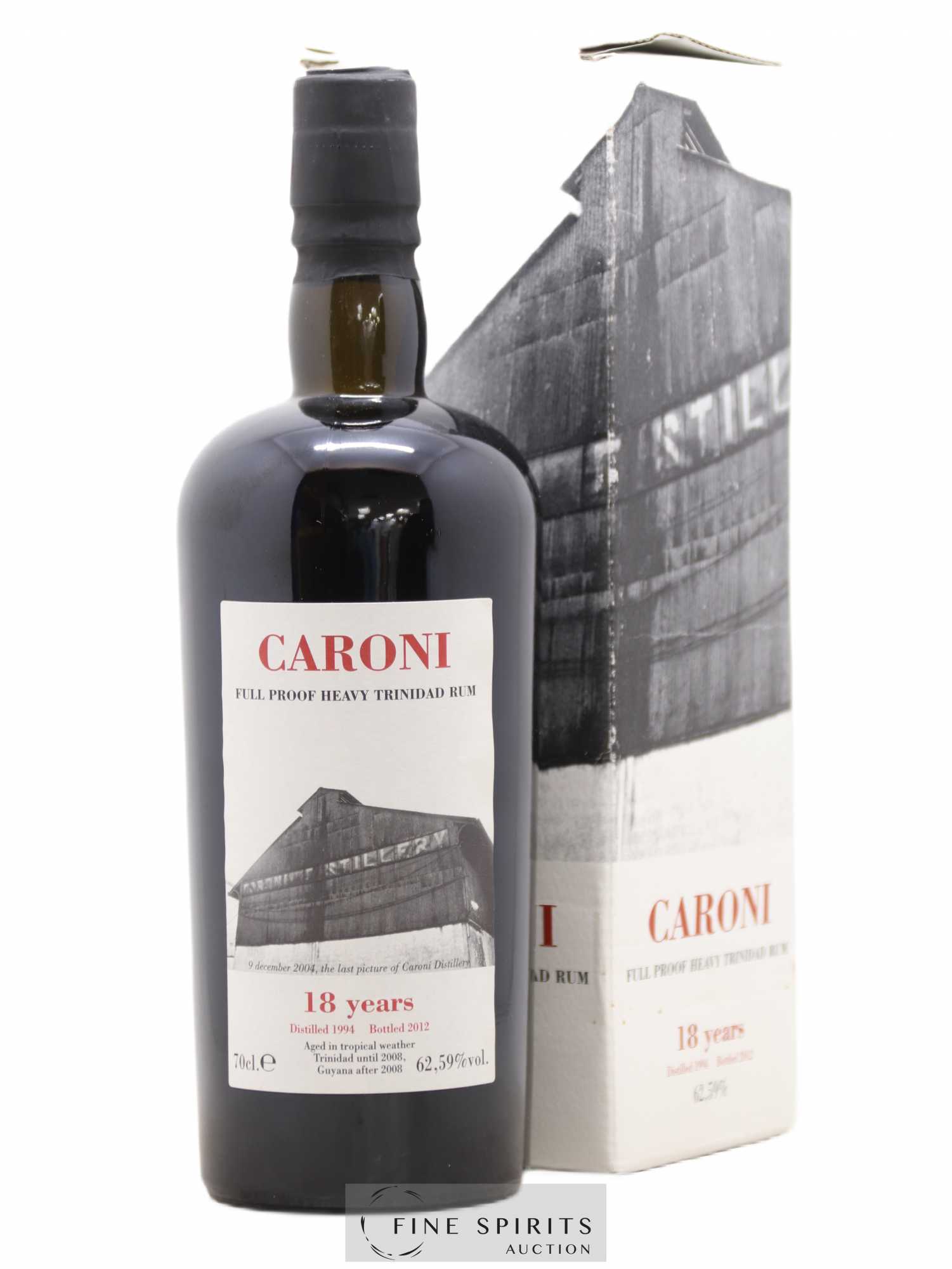 Caroni 18 years 1994 Velier Stock of 10 Barrels One of 2633 - bottled 2012 - Lot de 1 bouteille - 0