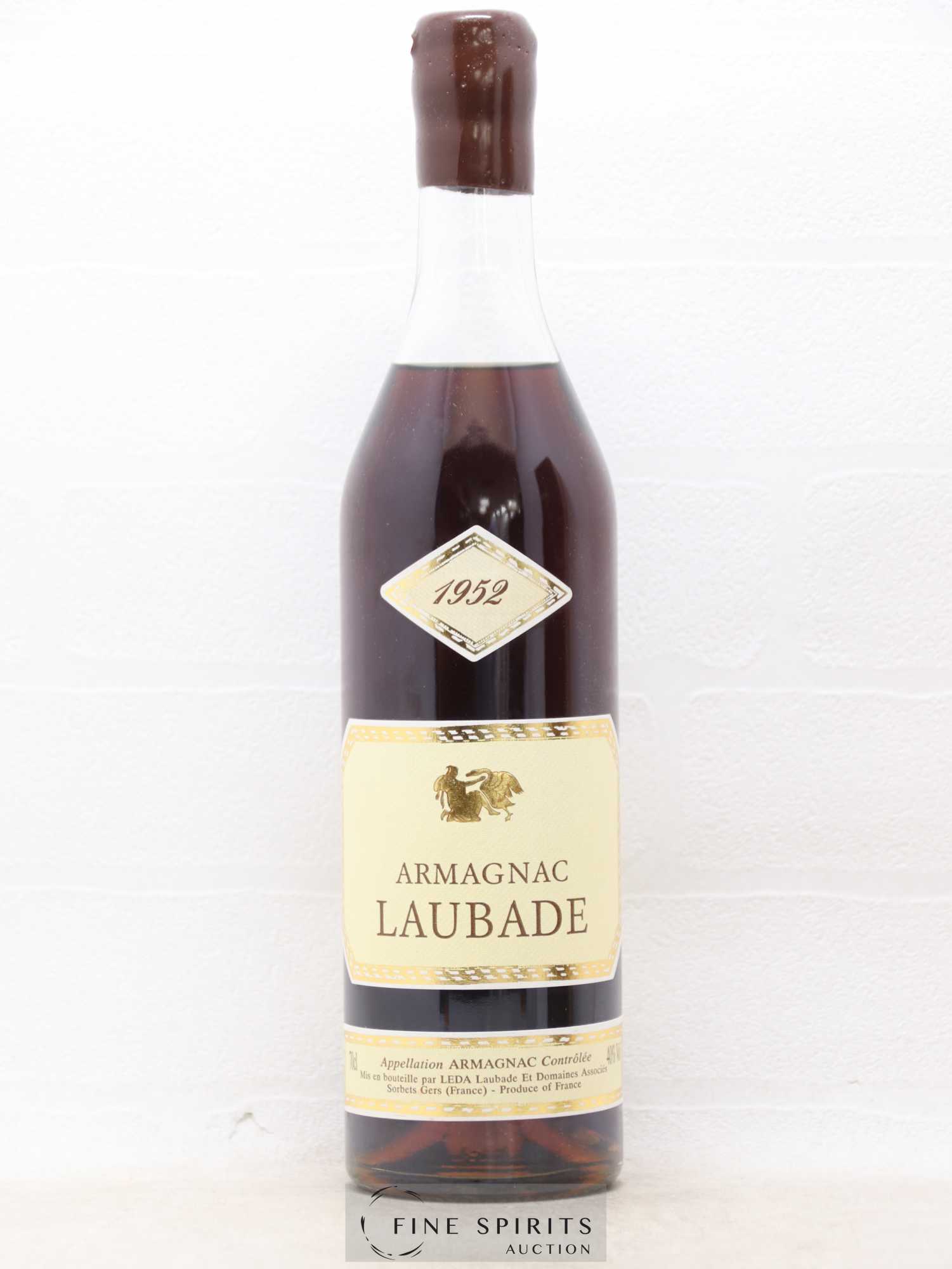 Laubade 1952 Of. bottled 2002 - Posten von 1 Flasche - 1