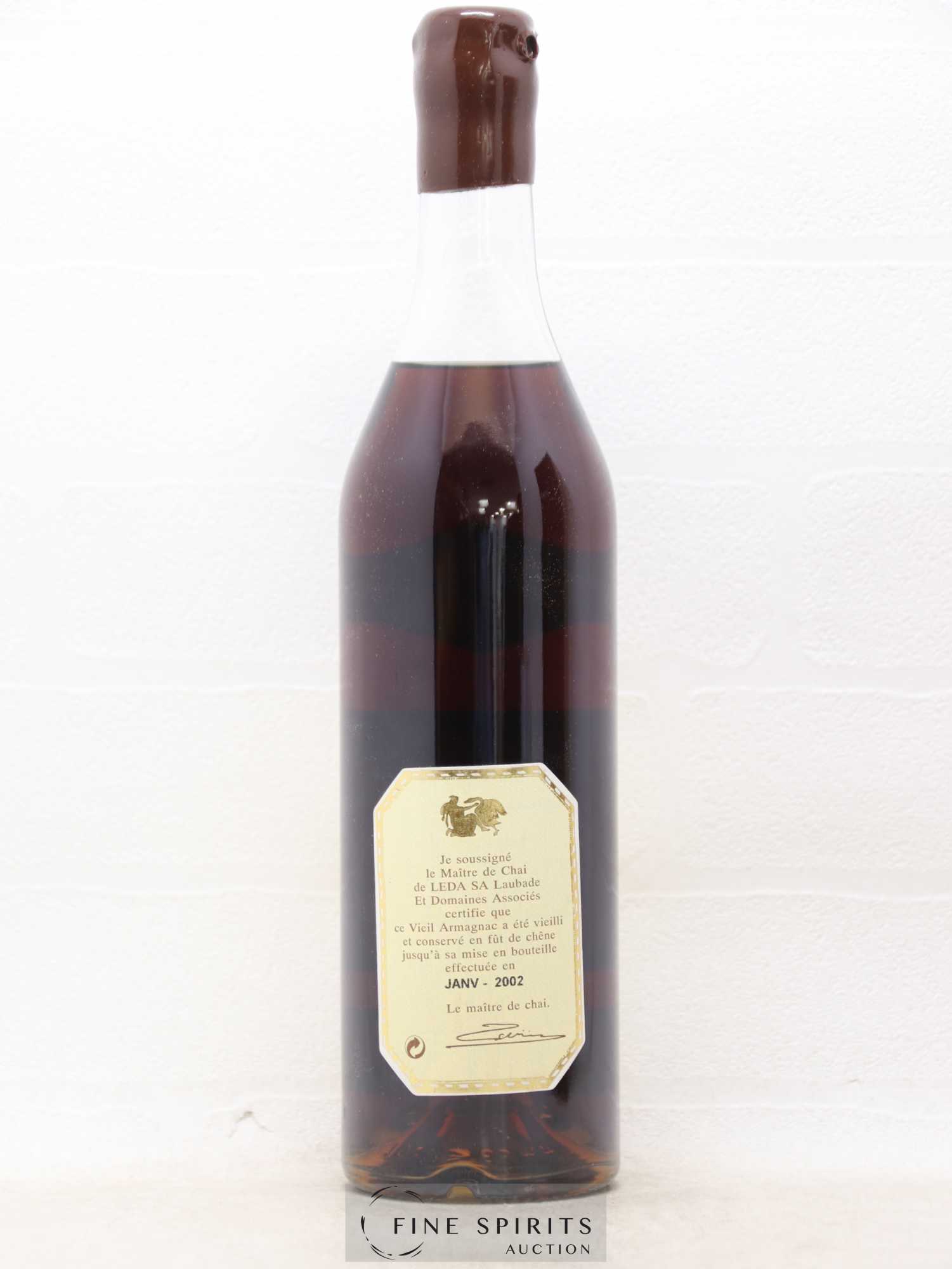 Laubade 1952 Of. bottled 2002 - Posten von 1 Flasche - 2