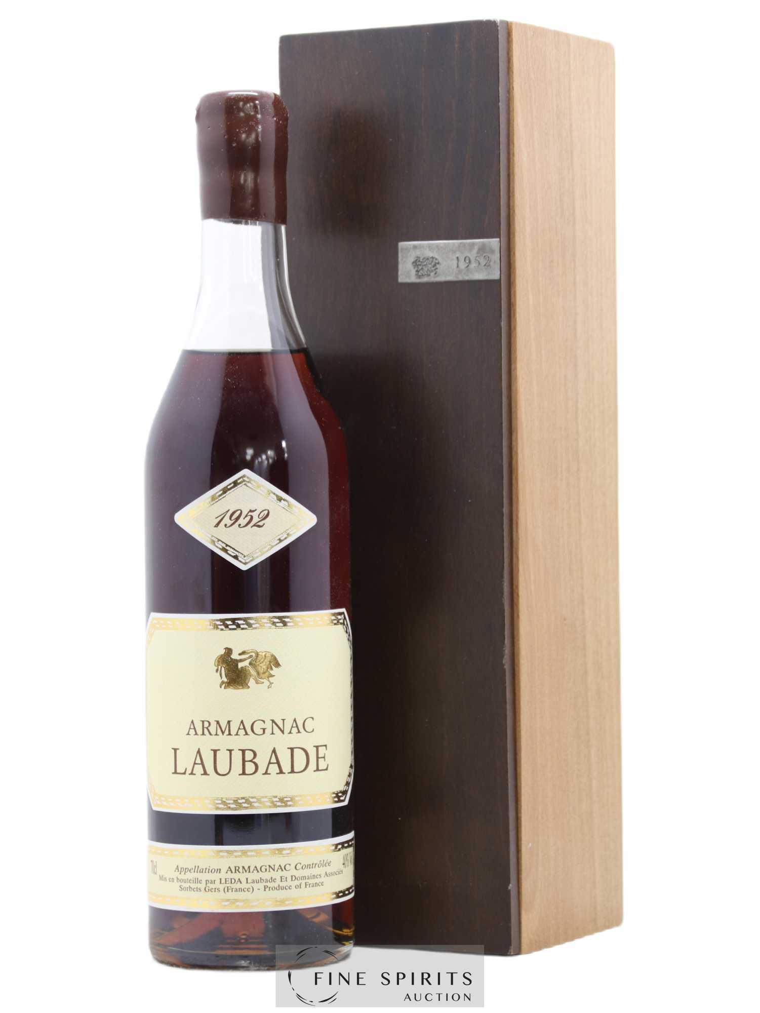 Laubade 1952 Of. bottled 2002 - Posten von 1 Flasche - 0