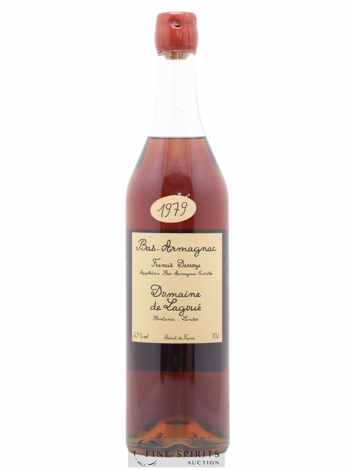 Francis Darroze 1979 Of. Domaine de Lagoué bottled 2004 Collection Unique Bas-Armagnac - Lot de 1 bouteille - 0