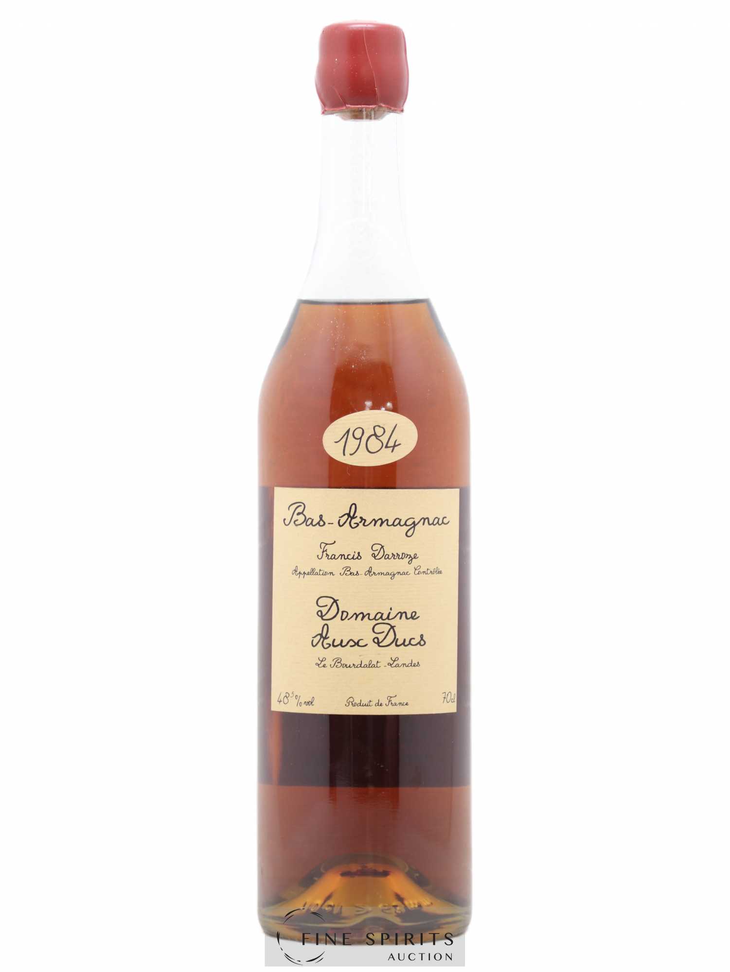 Francis Darroze 1984 Of. Domaine Aux Ducs bottled 2001 Collection Unique Bas-Armagnac - Lot de 1 bouteille - 0