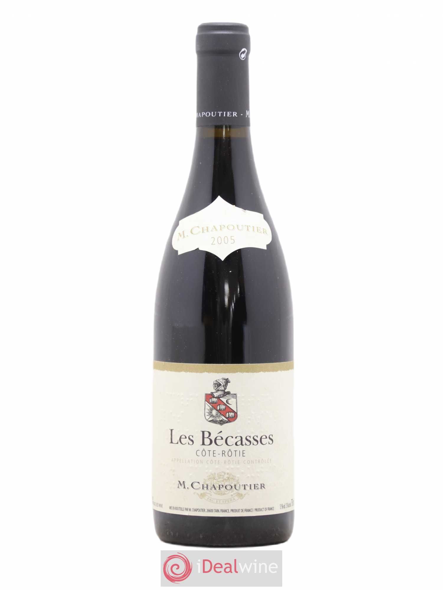 Côte-Rôtie Les Bécasses Chapoutier 2005 - Lot de 1 bouteille - 0