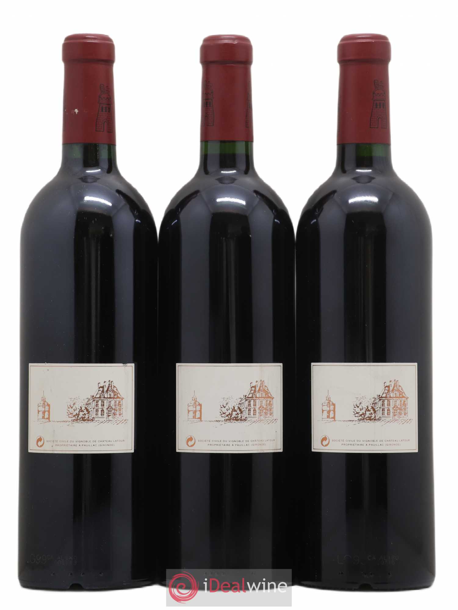 Château Latour 1er Grand Cru Classé 1999 - Lot de 3 bouteilles - 1