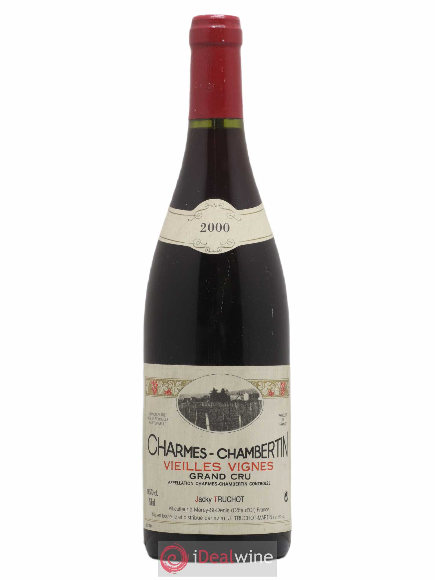 Charmes-Chambertin Grand Cru Vieilles Vignes Jacky Truchot 2000 - Lot de 1 bouteille - 0