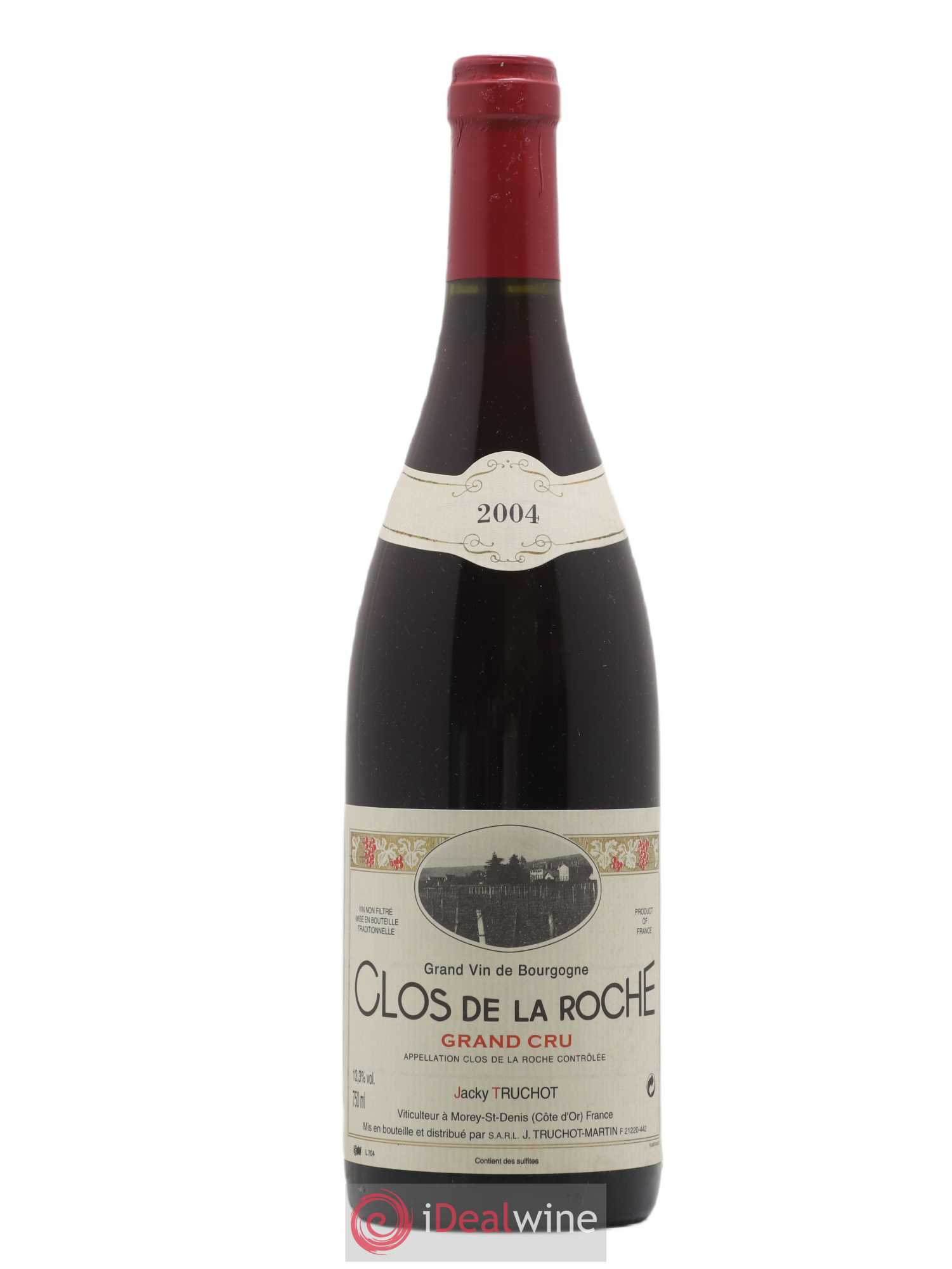 Clos de la Roche Grand Cru Jacky Truchot 2004 - Lot de 1 bouteille - 0