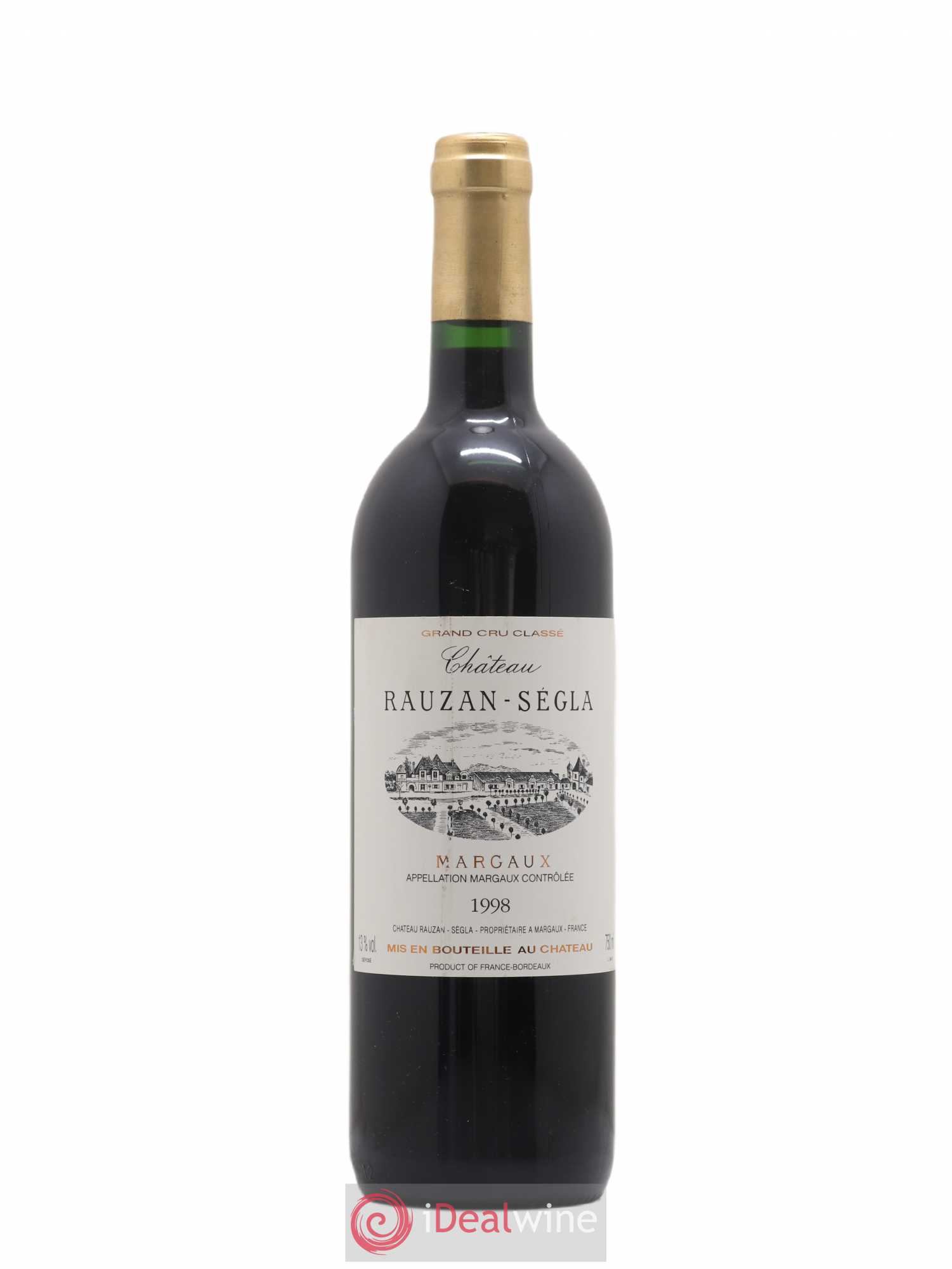 Château Rauzan Ségla Grand Cru Classé 1998 - Lot de 1 bouteille - 0