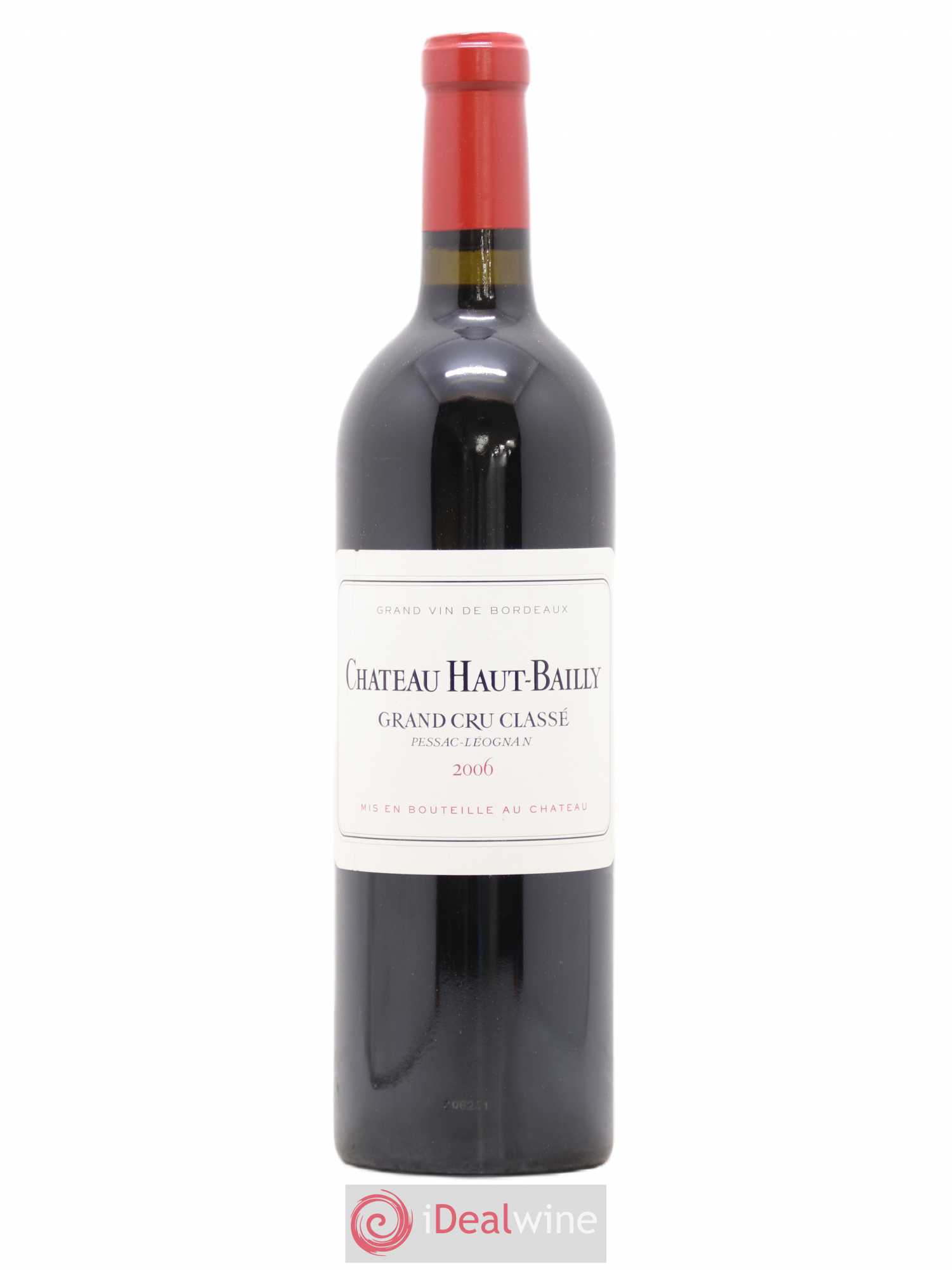 Château Haut-Bailly Cru Classé de Graves 2006 - Lot de 1 bouteille - 0