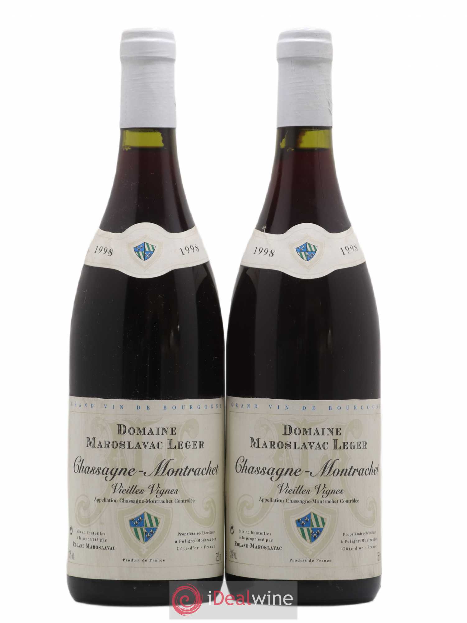 Chassagne-Montrachet Vieilles Vignes Maroslavac Leger (sans prix de réserve) 1998 - Posten von 2 Flaschen - 0