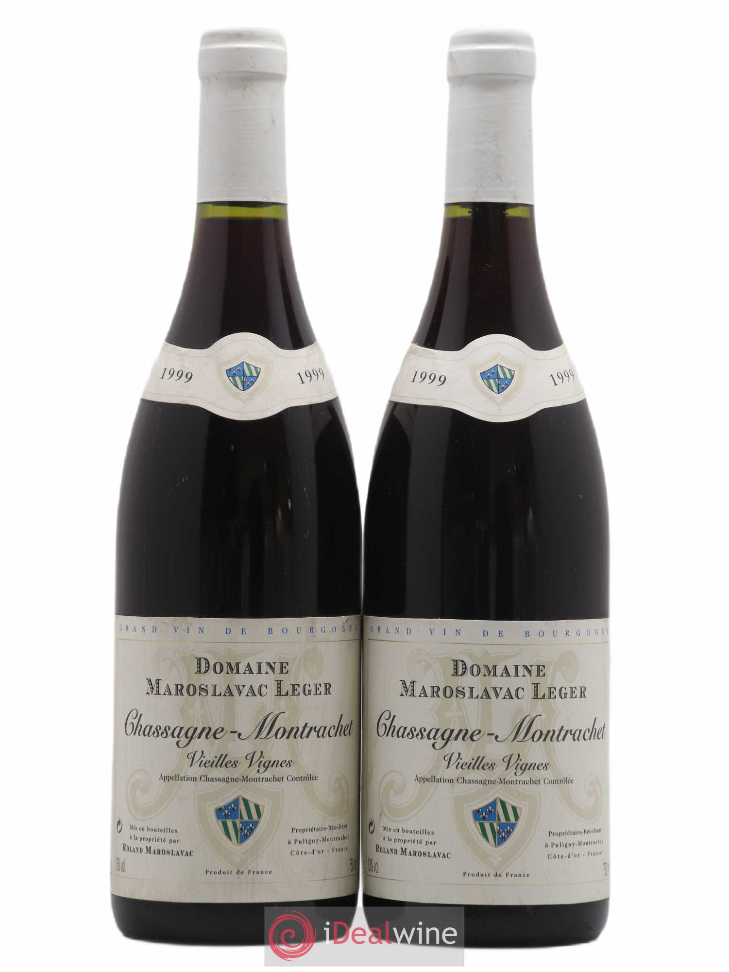 Chassagne-Montrachet Vieilles Vignes Maroslavac Leger 1999 - Lot de 2 bouteilles - 0