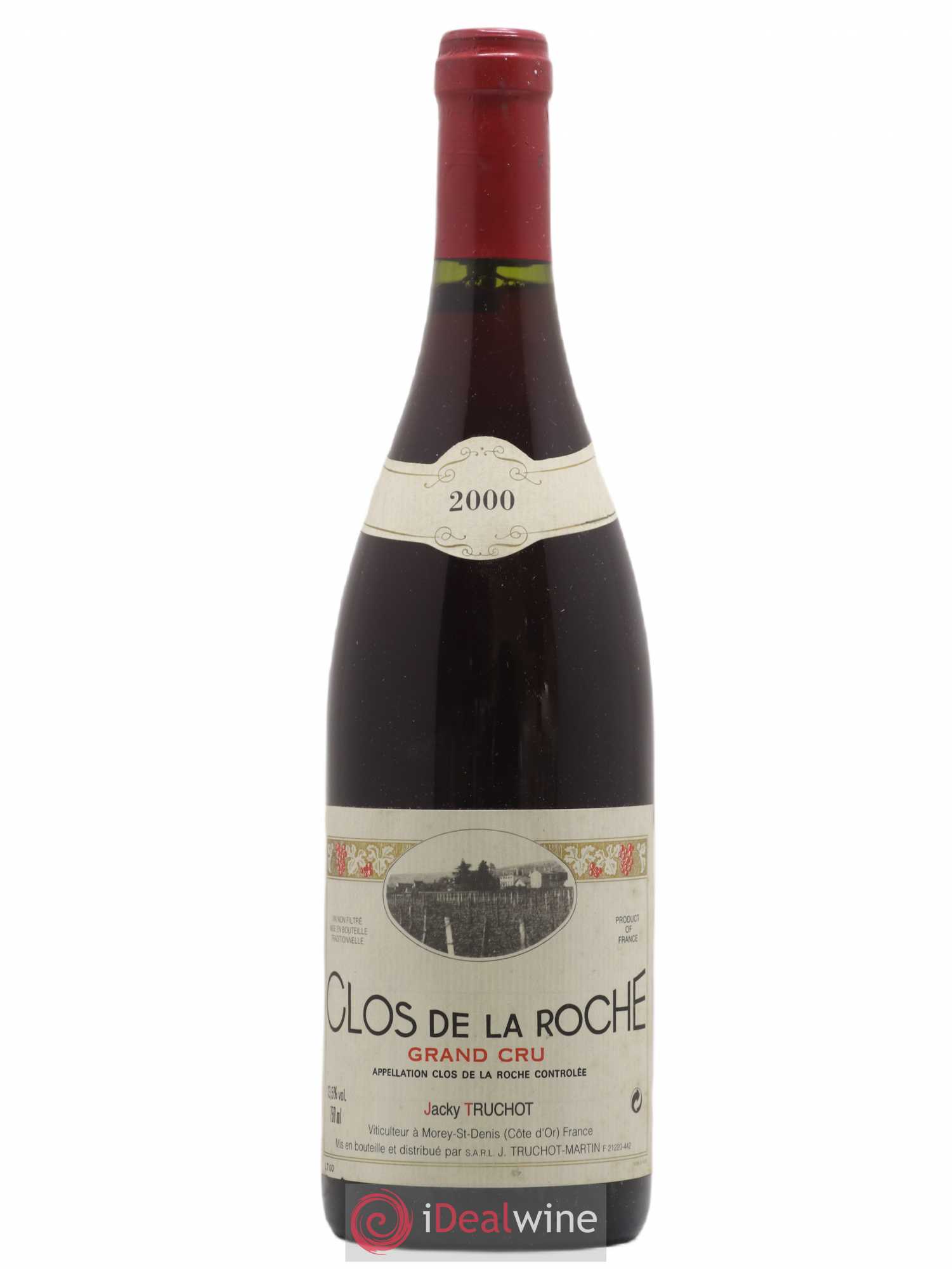 Clos de la Roche Grand Cru Jacky Truchot 2000 - Lot de 1 bouteille - 0