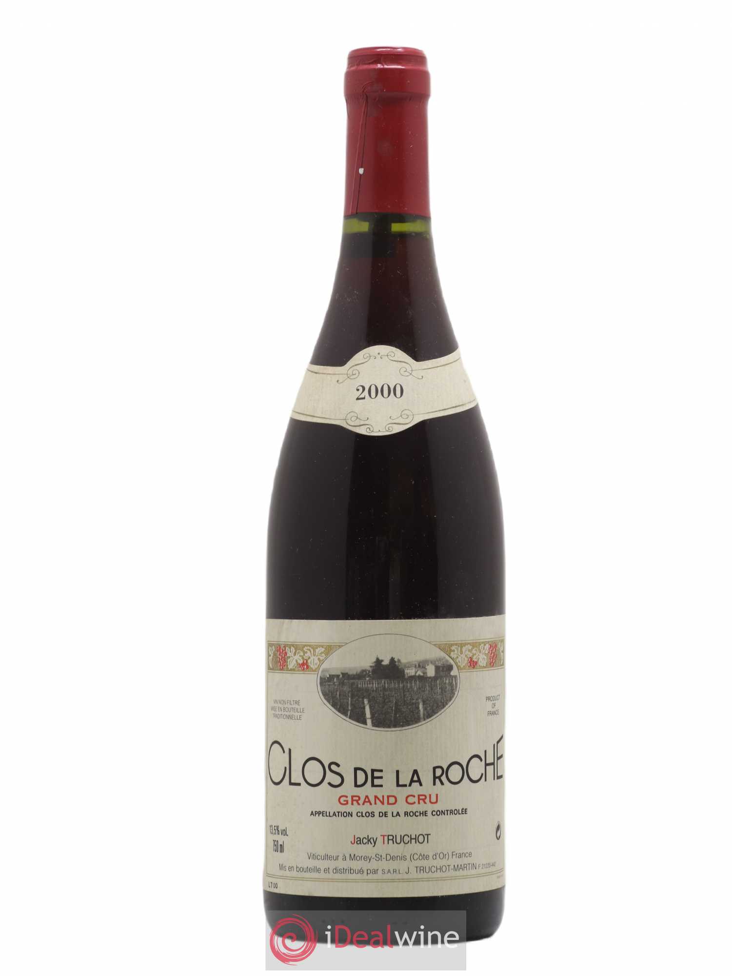 Clos de la Roche Grand Cru Jacky Truchot 2000 - Lot de 1 bouteille - 0