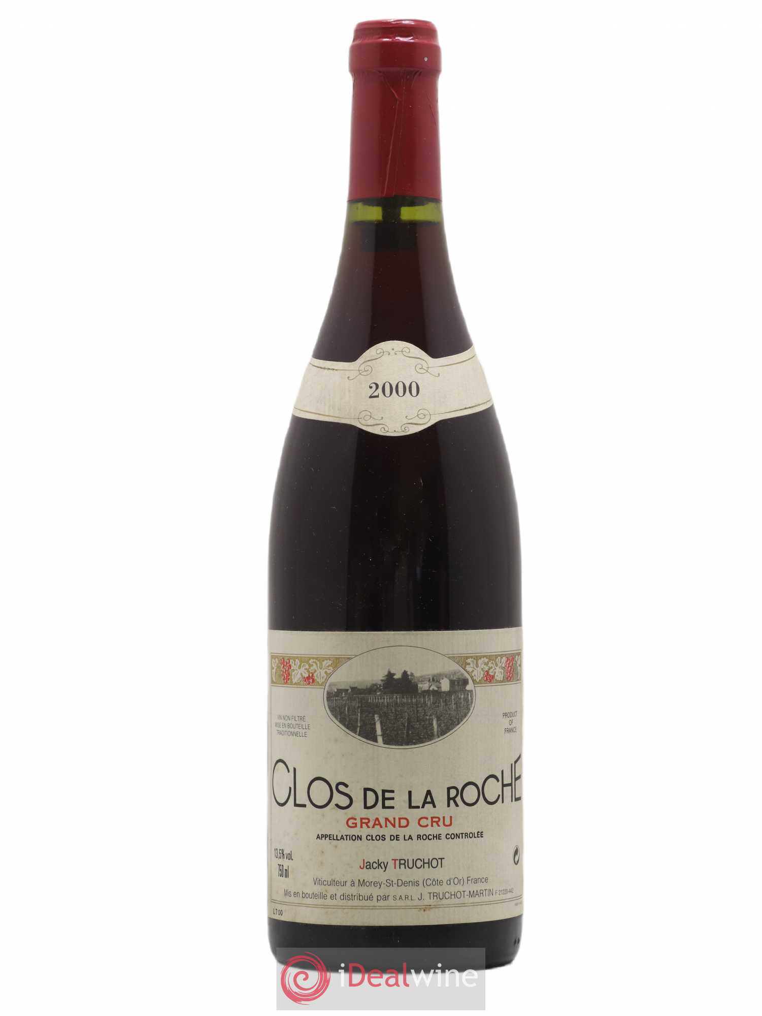 Clos de la Roche Grand Cru Jacky Truchot 2000 - Lot de 1 bouteille - 0