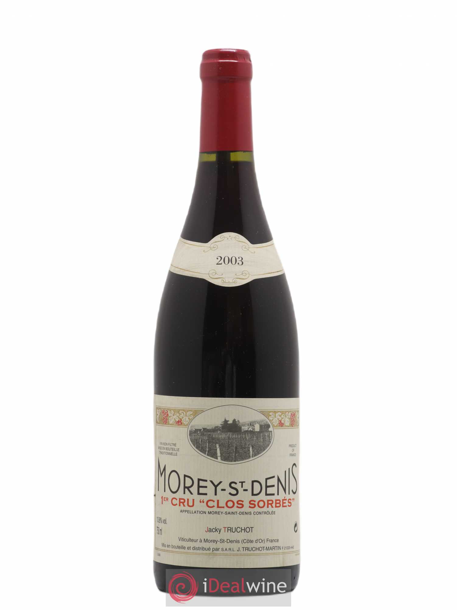Morey-Saint-Denis 1er Cru Clos Sorbés Jacky Truchot 2003 - Lotto di 1 bottiglia - 0