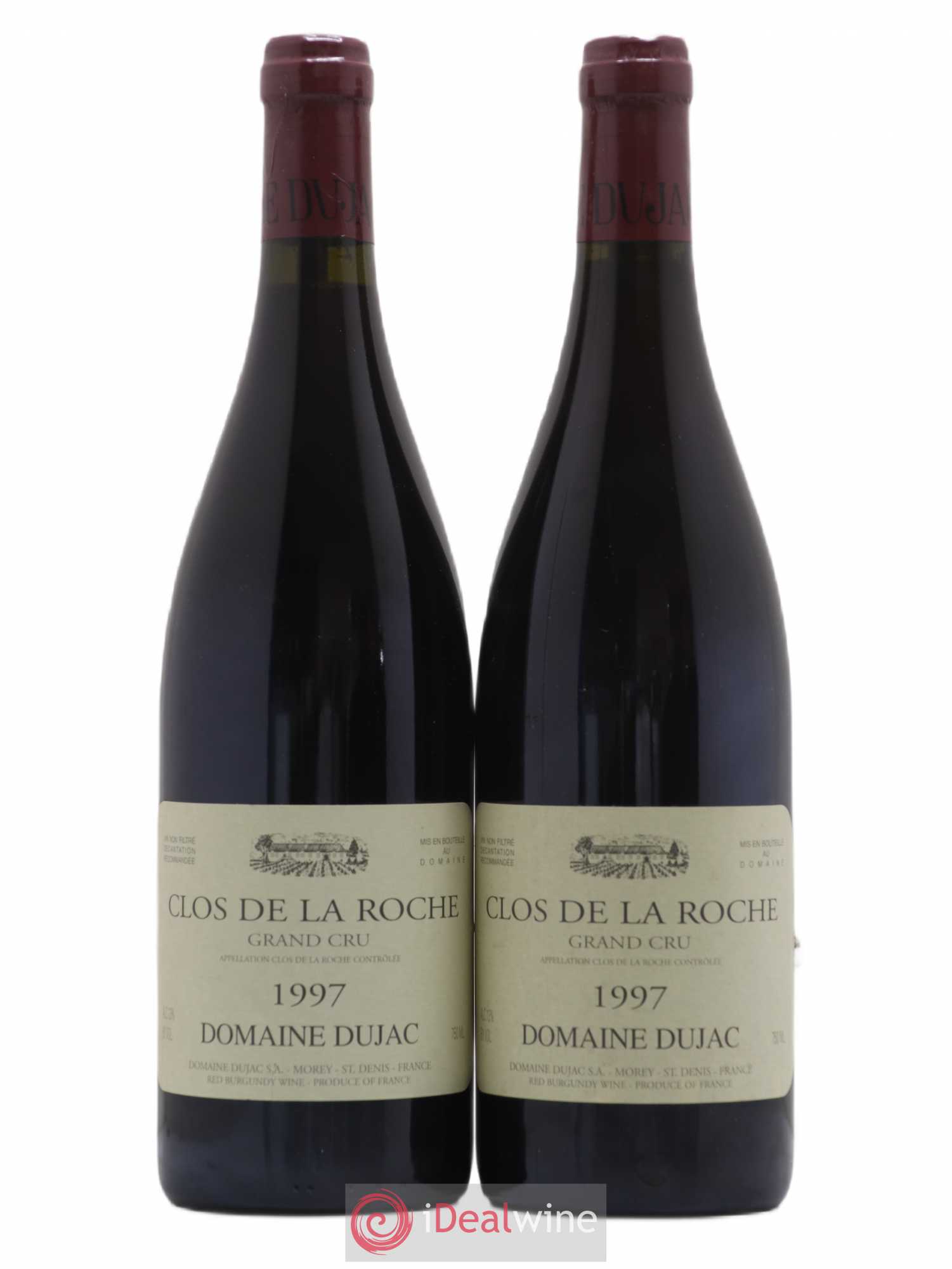 Clos de la Roche Grand Cru Dujac (Domaine) 1997 - Lot de 2 bouteilles - 0