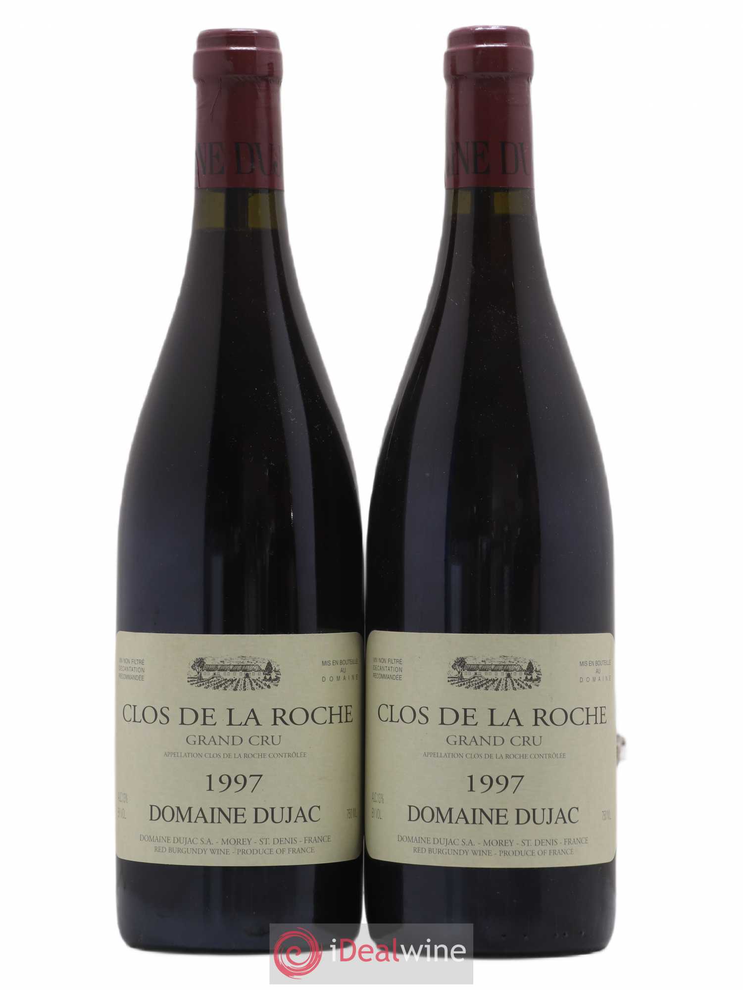 Clos de la Roche Grand Cru Dujac (Domaine) 1997 - Lot de 2 bouteilles - 0