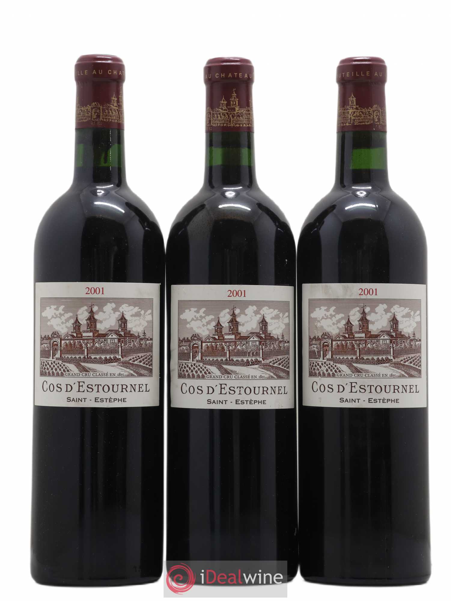 Cos d'Estournel 2ème Grand Cru Classé 2001 - Lot de 3 bouteilles - 0