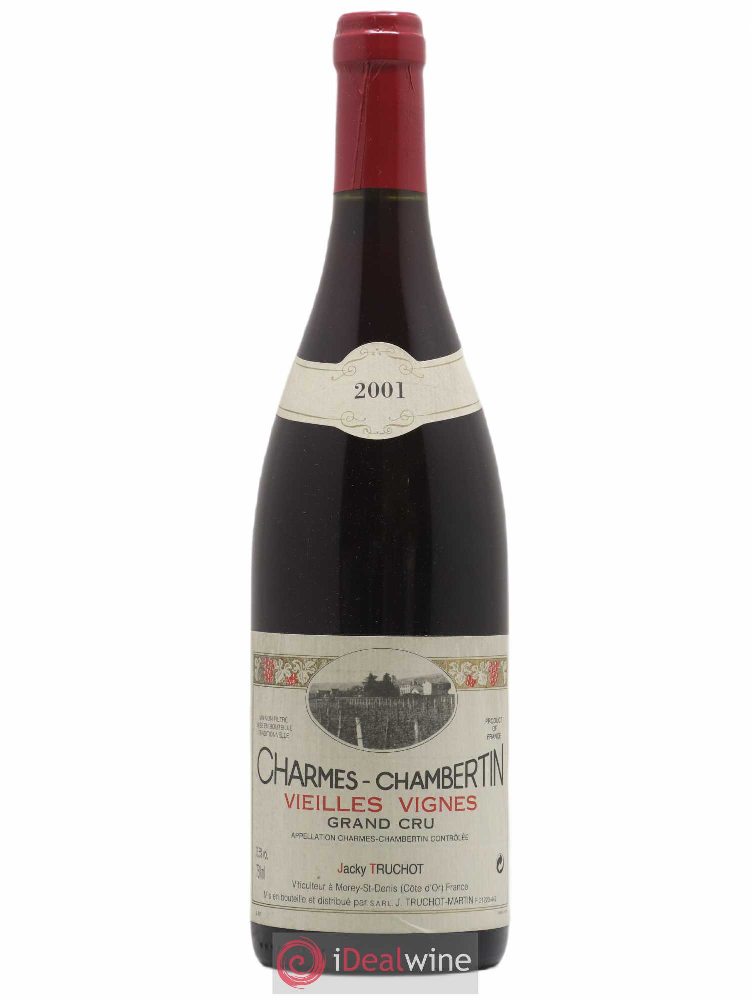 Charmes-Chambertin Grand Cru Vieilles Vignes Jacky Truchot 2001 - Lot de 1 bouteille - 0