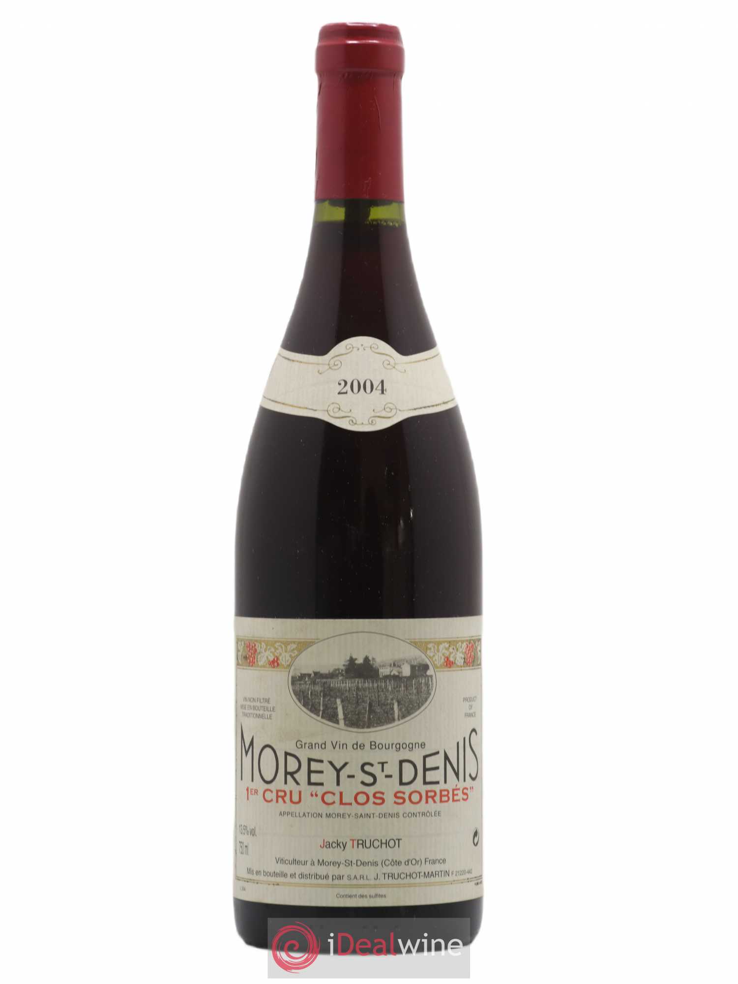 Morey-Saint-Denis 1er Cru Clos Sorbés Jacky Truchot 2004 - Lotto di 1 bottiglia - 0