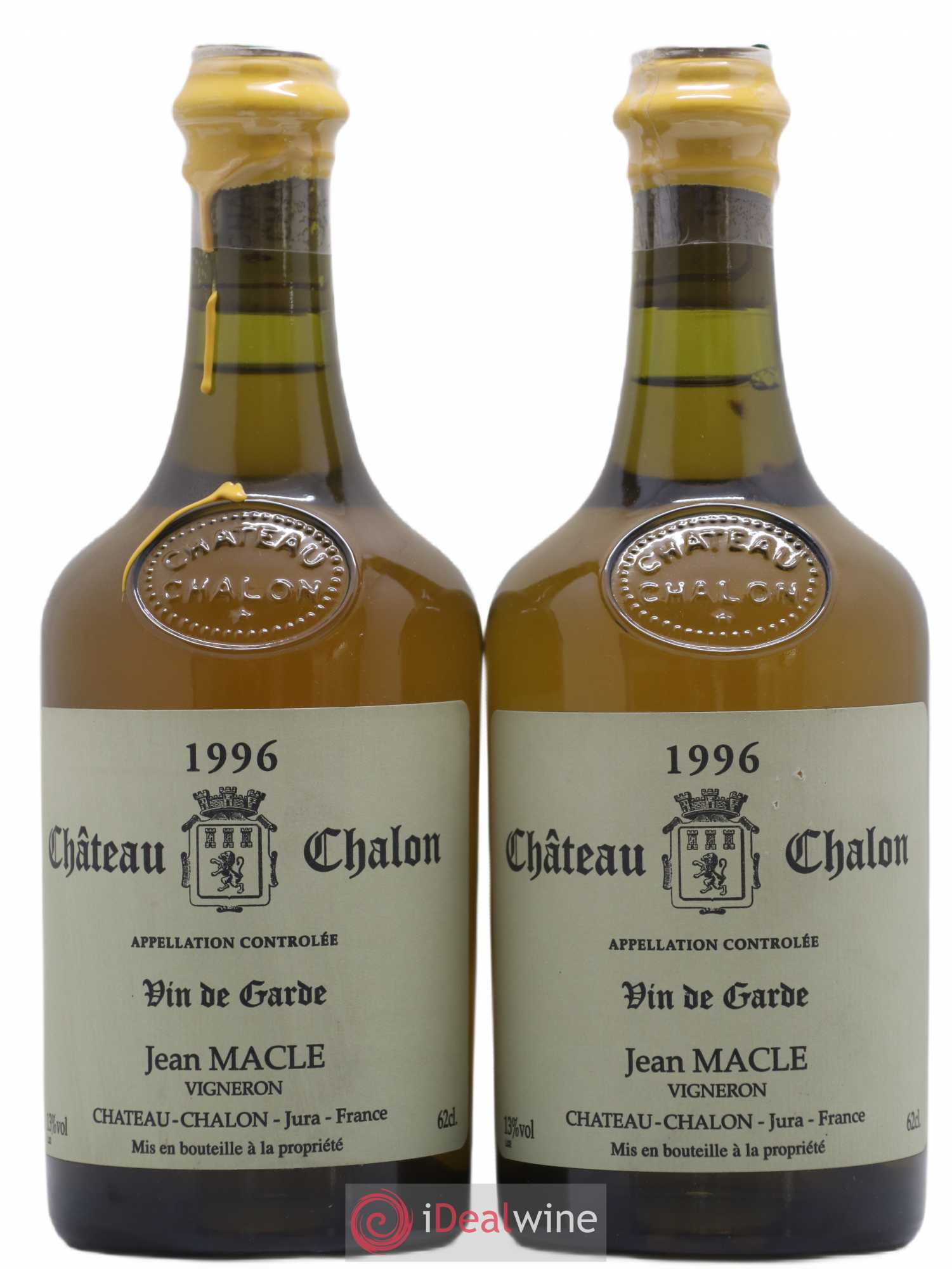 Château-Chalon Jean Macle Macle 1996 - Lot de 2 bouteilles - 0