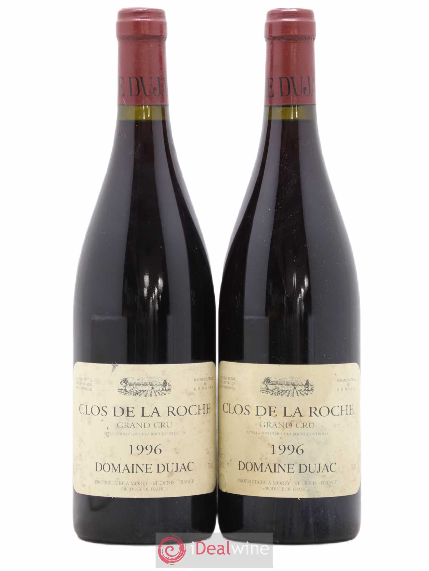 Clos de la Roche Grand Cru Dujac (Domaine) 1996 - Lot de 2 bouteilles - 0