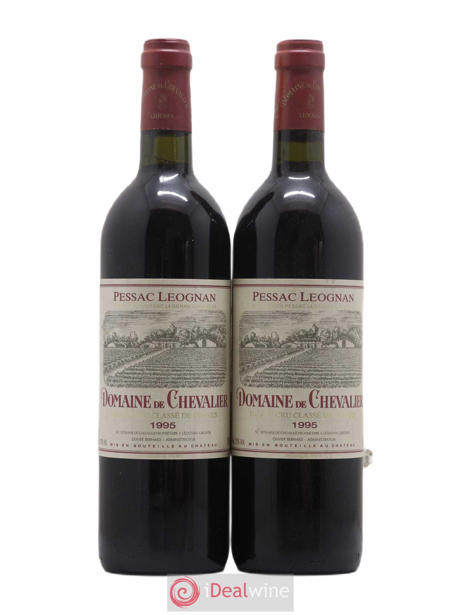 Domaine de Chevalier Cru Classé de Graves 1995 - Lot de 2 bouteilles - 0