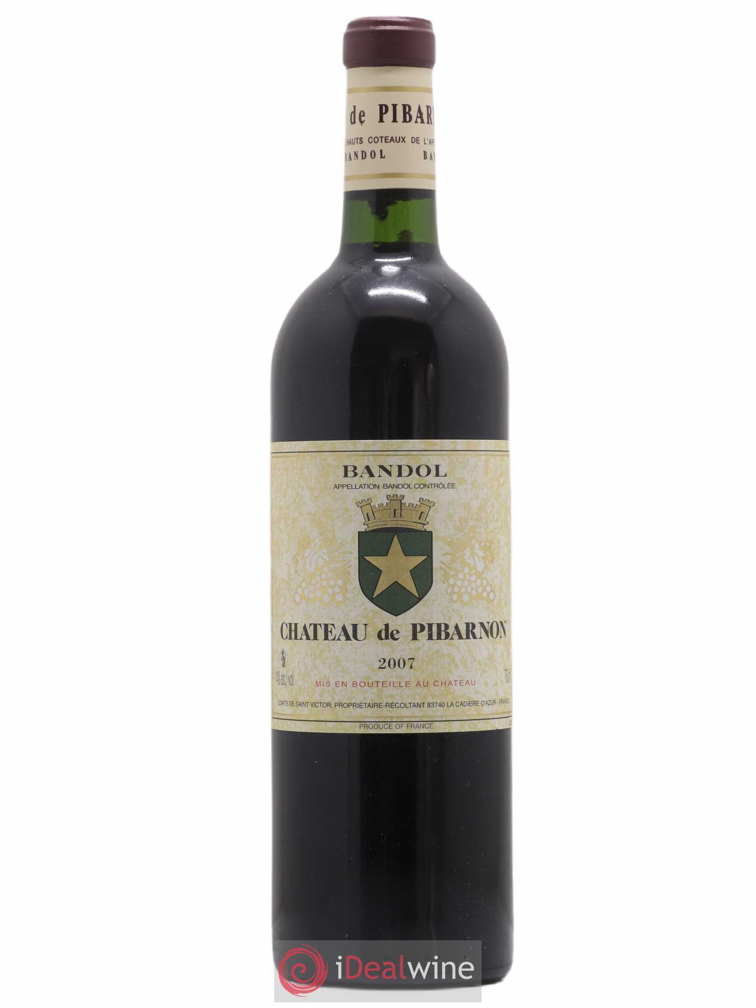 Bandol Château de Pibarnon Comte de Saint-Victor 2007 - Lot de 1 bouteille - 0