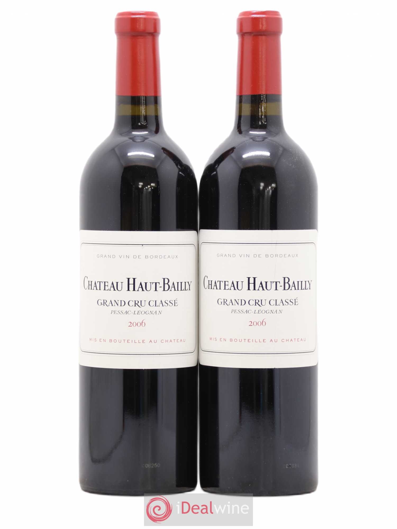 Château Haut-Bailly Cru Classé de Graves 2006 - Lot de 2 bouteilles - 0