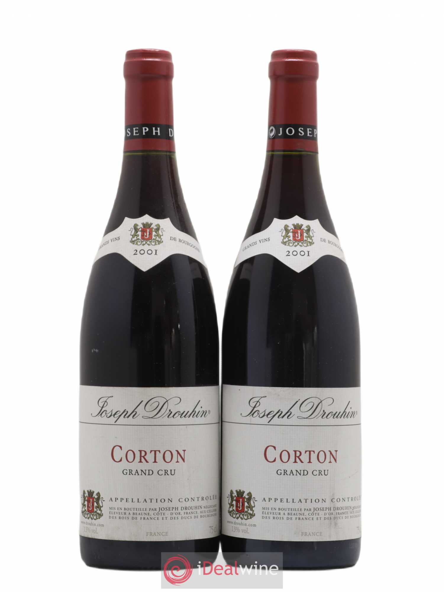 Corton Grand Cru Joseph Drouhin 2001 - Lot de 2 bouteilles - 0