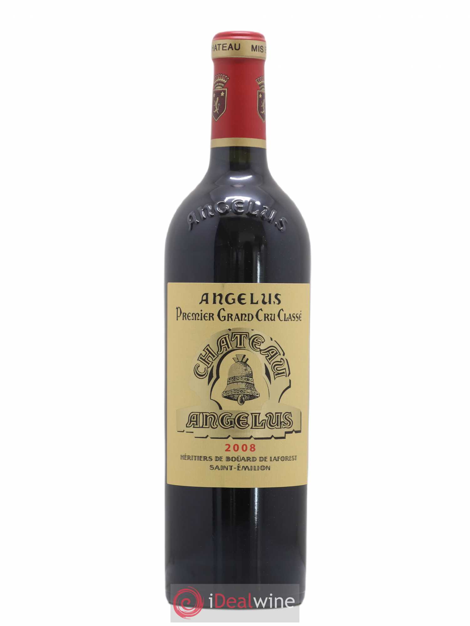 Château Angélus 1er Grand Cru Classé A 2008 - Lot de 1 bouteille - 0