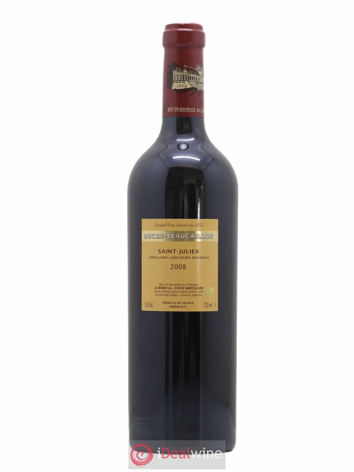 Château Ducru Beaucaillou 2ème Grand Cru Classé 2008 - Lot de 1 bouteille - 1