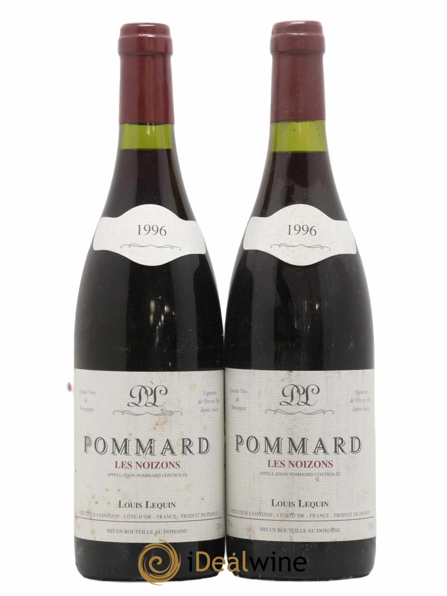 Pommard Les Noizons Lequin 1996 - Lot de 2 bouteilles - 0