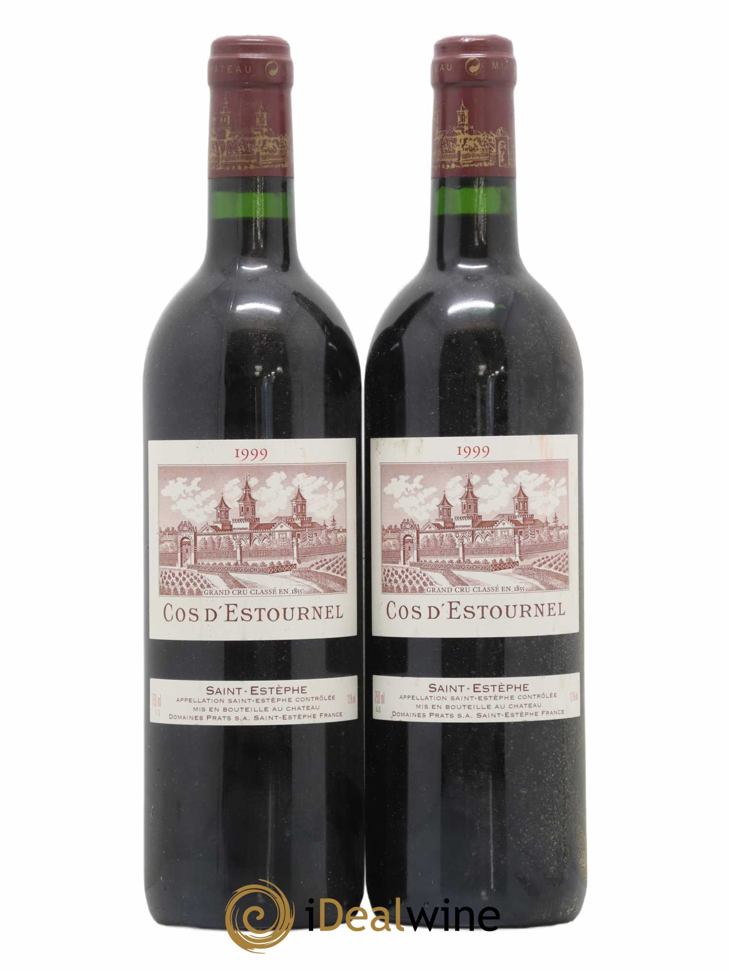 Cos d'Estournel 2ème Grand Cru Classé 1999 - Lot de 2 bouteilles - 0