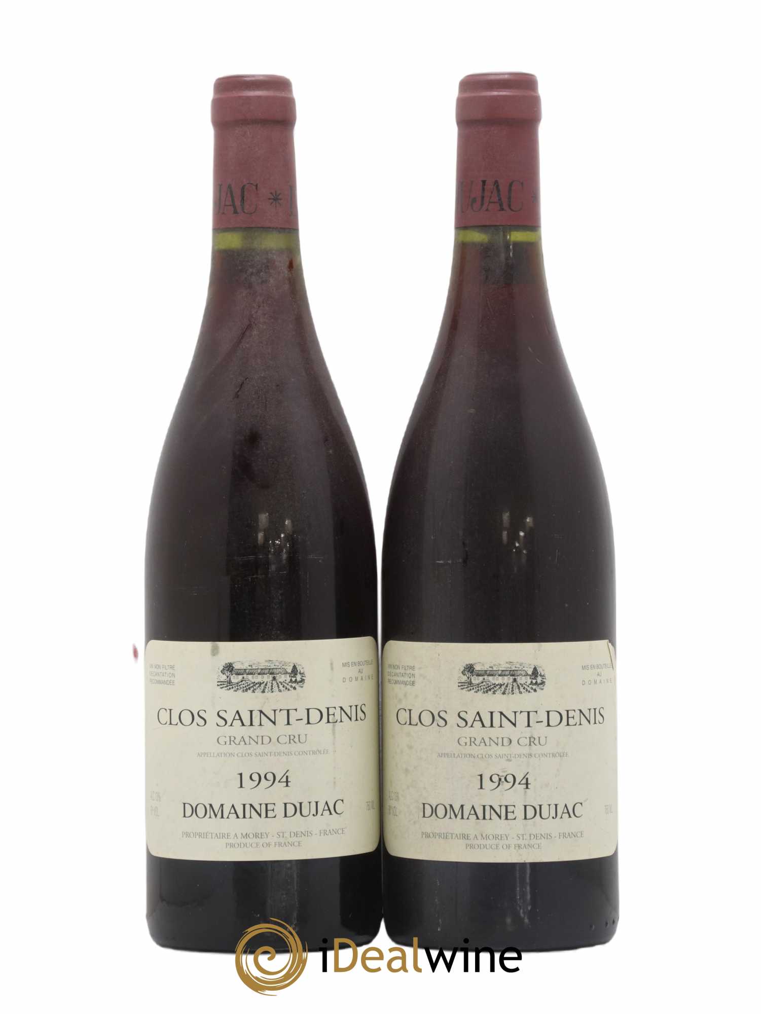 Clos Saint-Denis Grand Cru Dujac (Domaine) 1994 - Lot de 2 bouteilles - 0