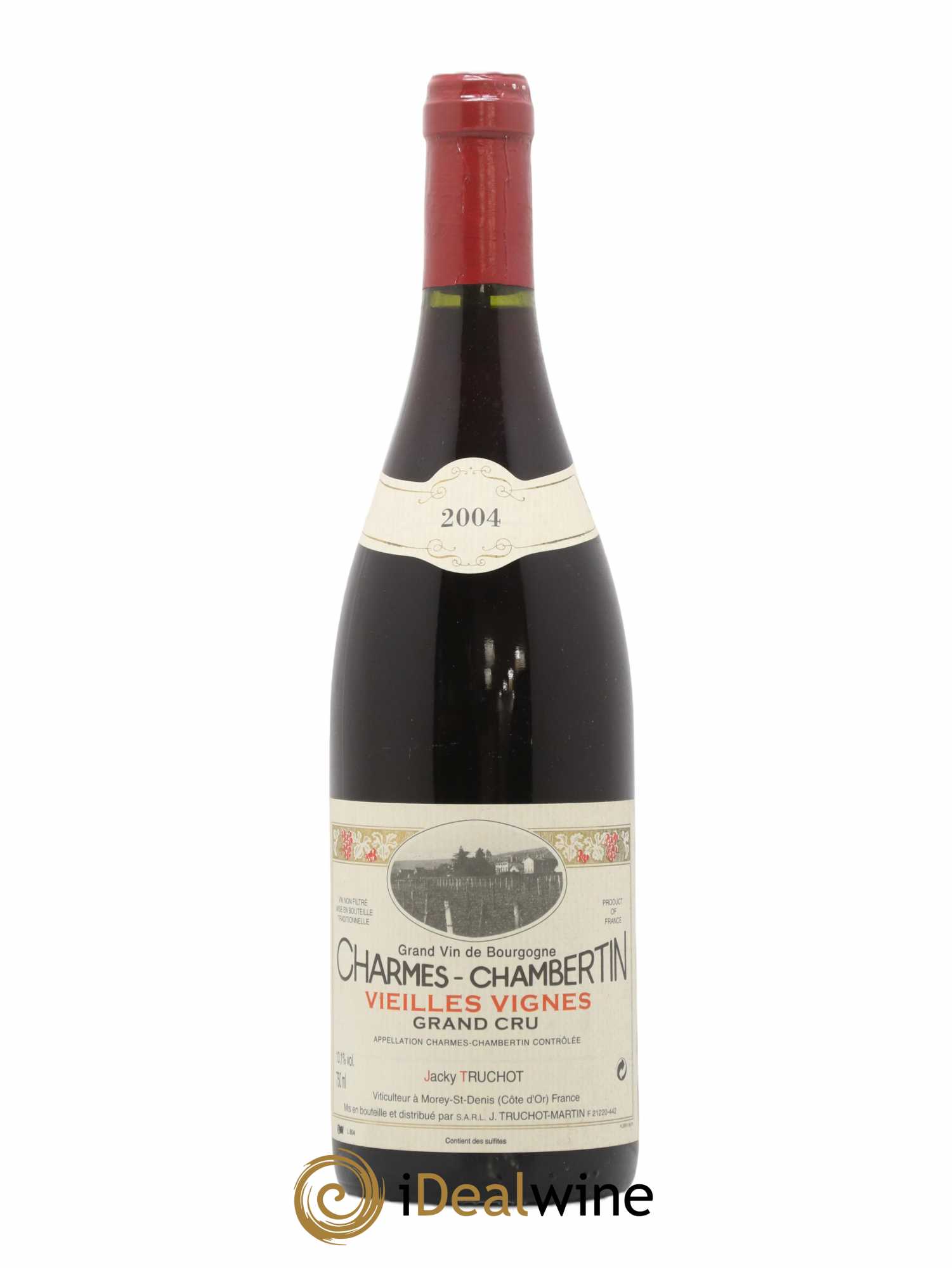 Charmes-Chambertin Grand Cru Vieilles Vignes Jacky Truchot 2004 - Lot de 1 bouteille - 0