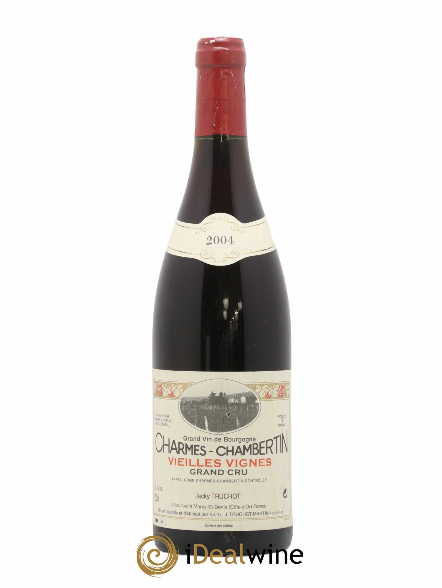 Charmes-Chambertin Grand Cru Vieilles Vignes Jacky Truchot 2004 - Lot de 1 bouteille - 0