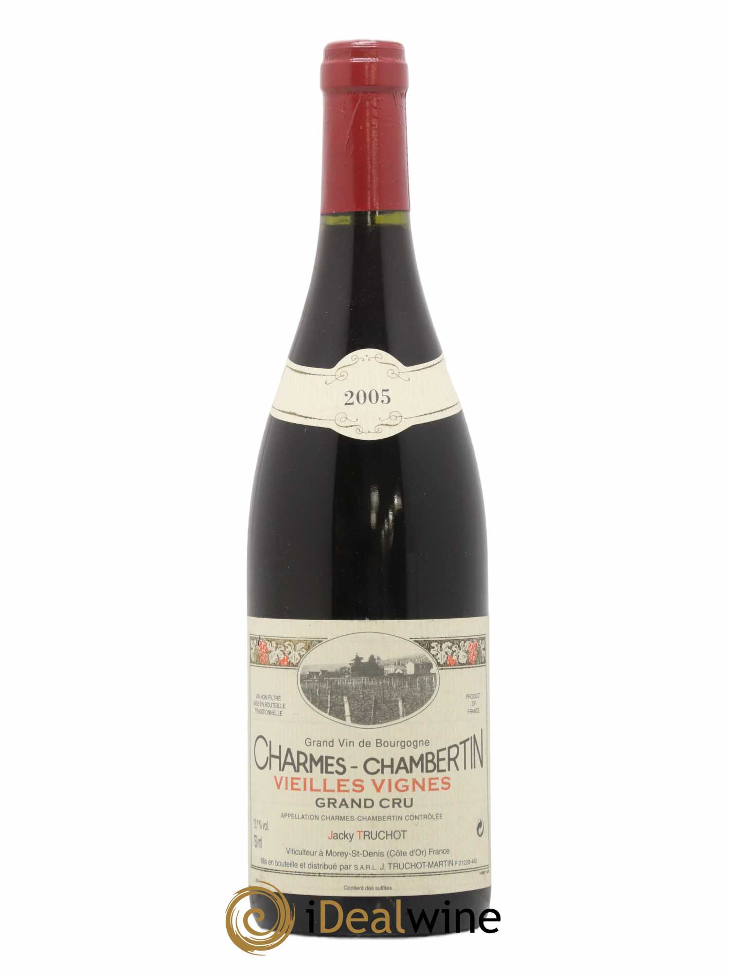 Charmes-Chambertin Grand Cru Vieilles Vignes Jacky Truchot 2005 - Lot de 1 bouteille - 0
