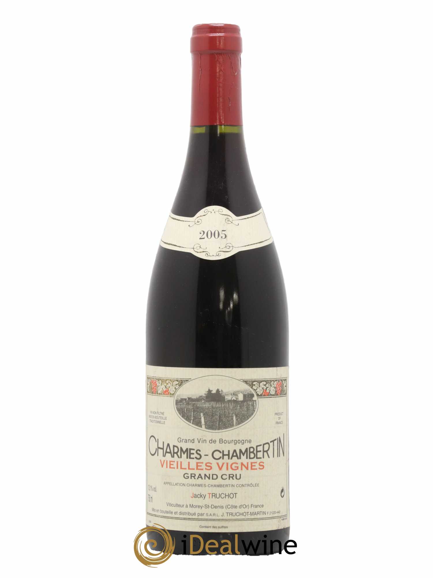 Charmes-Chambertin Grand Cru Vieilles Vignes Jacky Truchot 2005 - Lot de 1 bouteille - 0